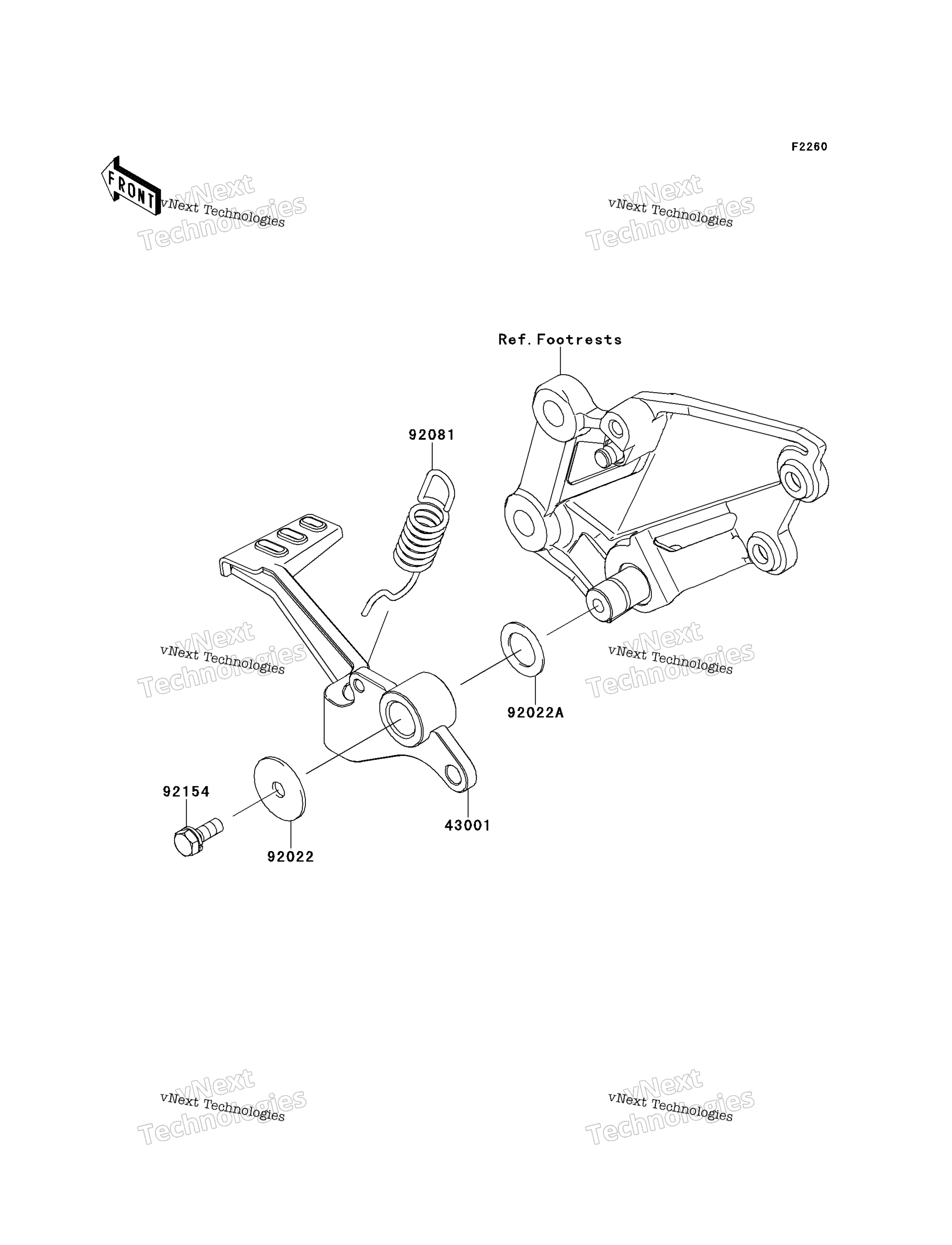 Тормоз Pedal/Torque Link