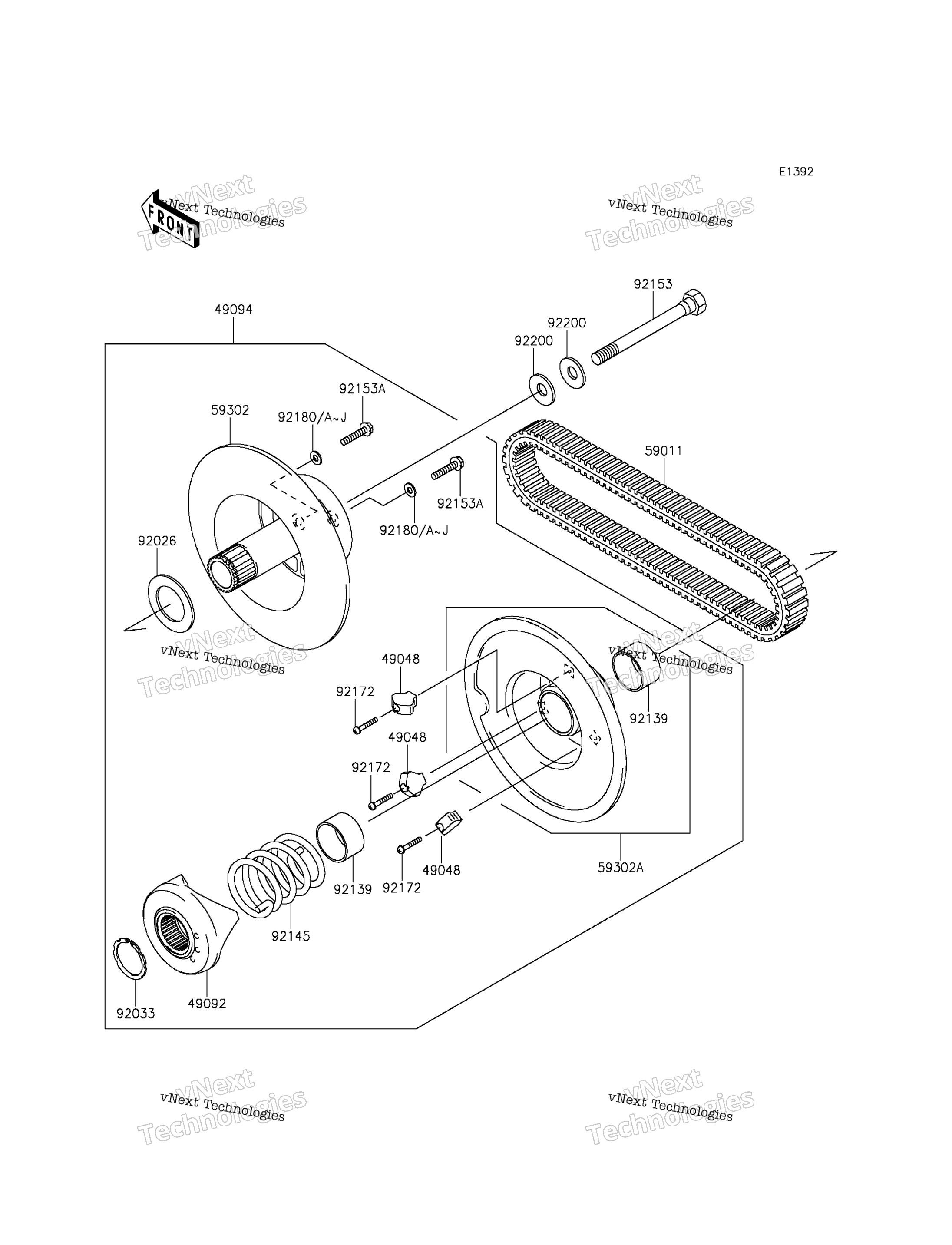 Ведомый Converter/Drive Belt