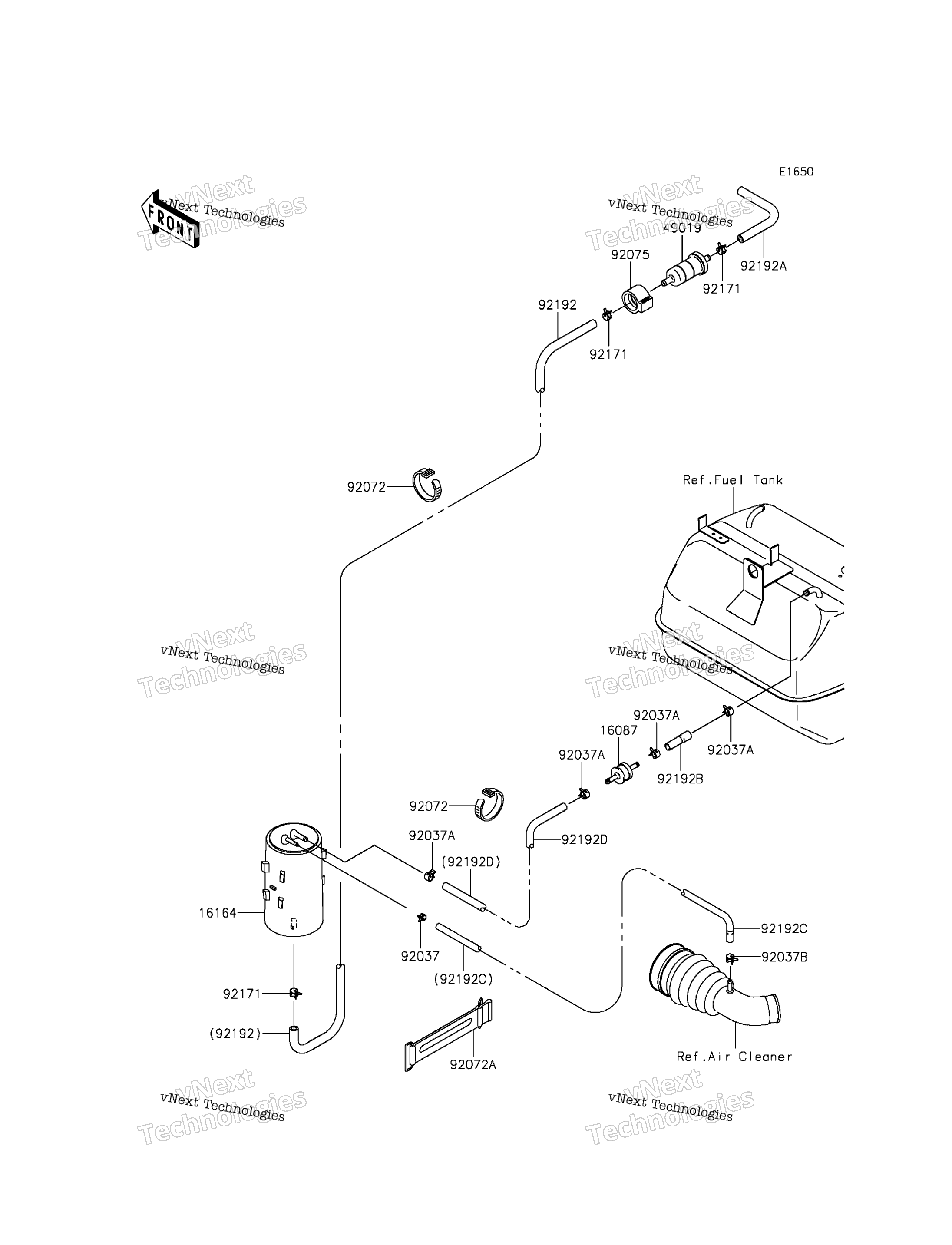 топливный Evaporative System