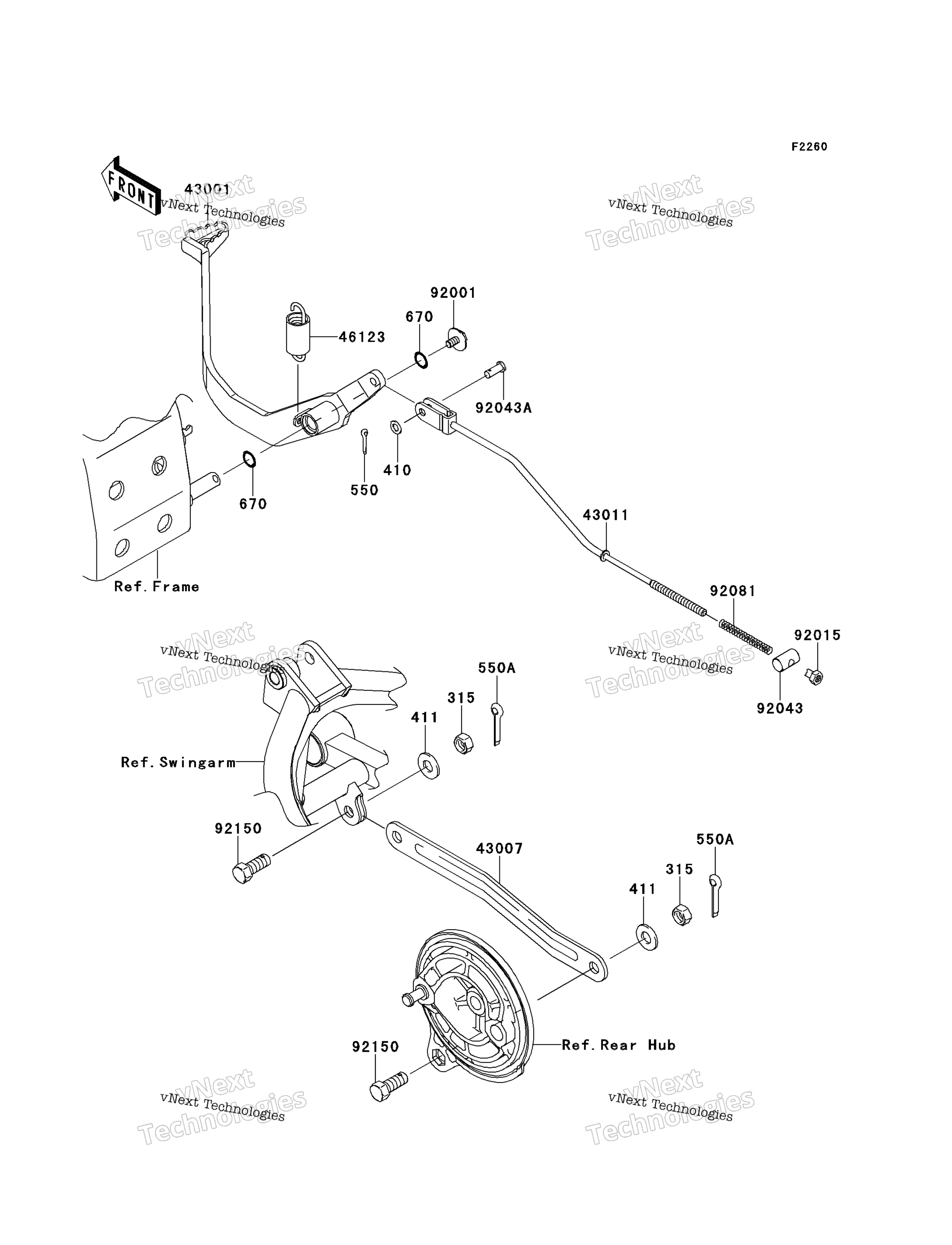 Тормоз Pedal