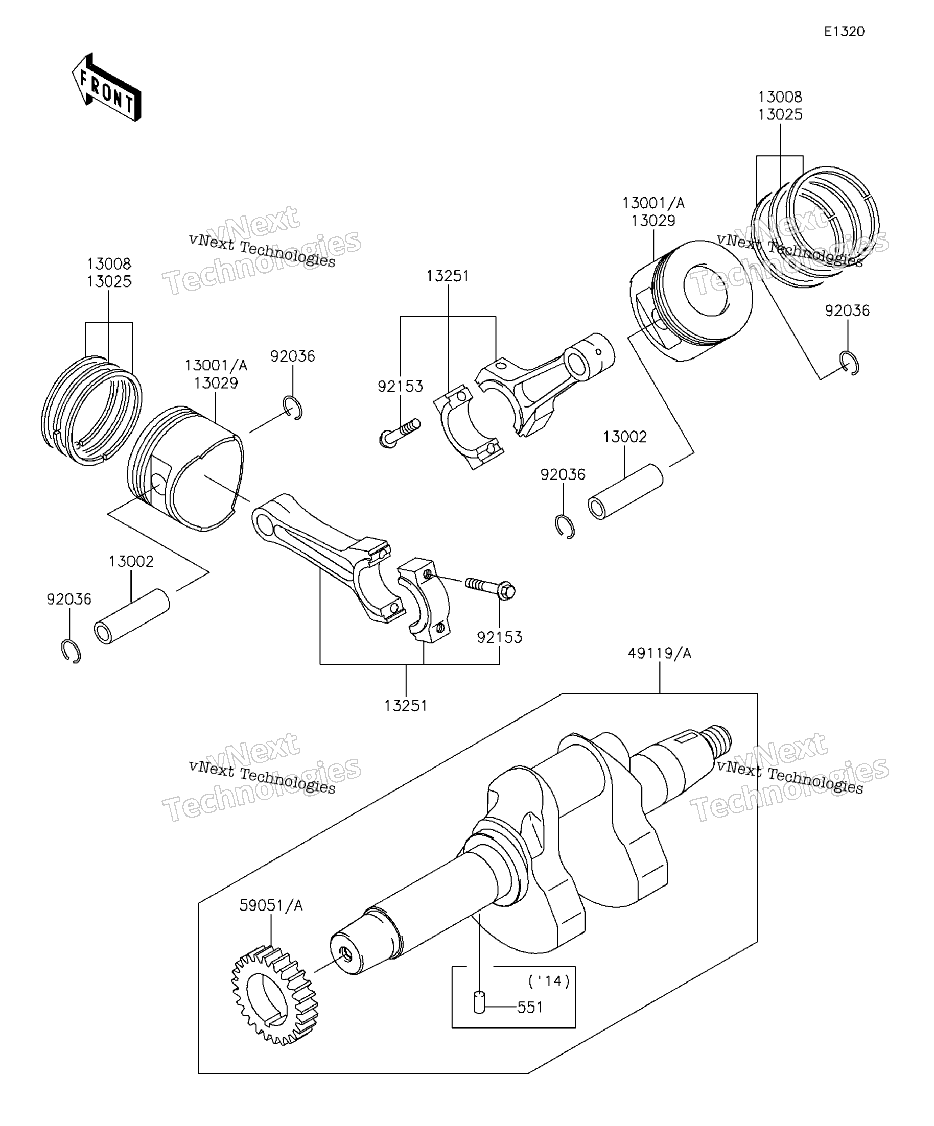 коленвал / Piston(S)