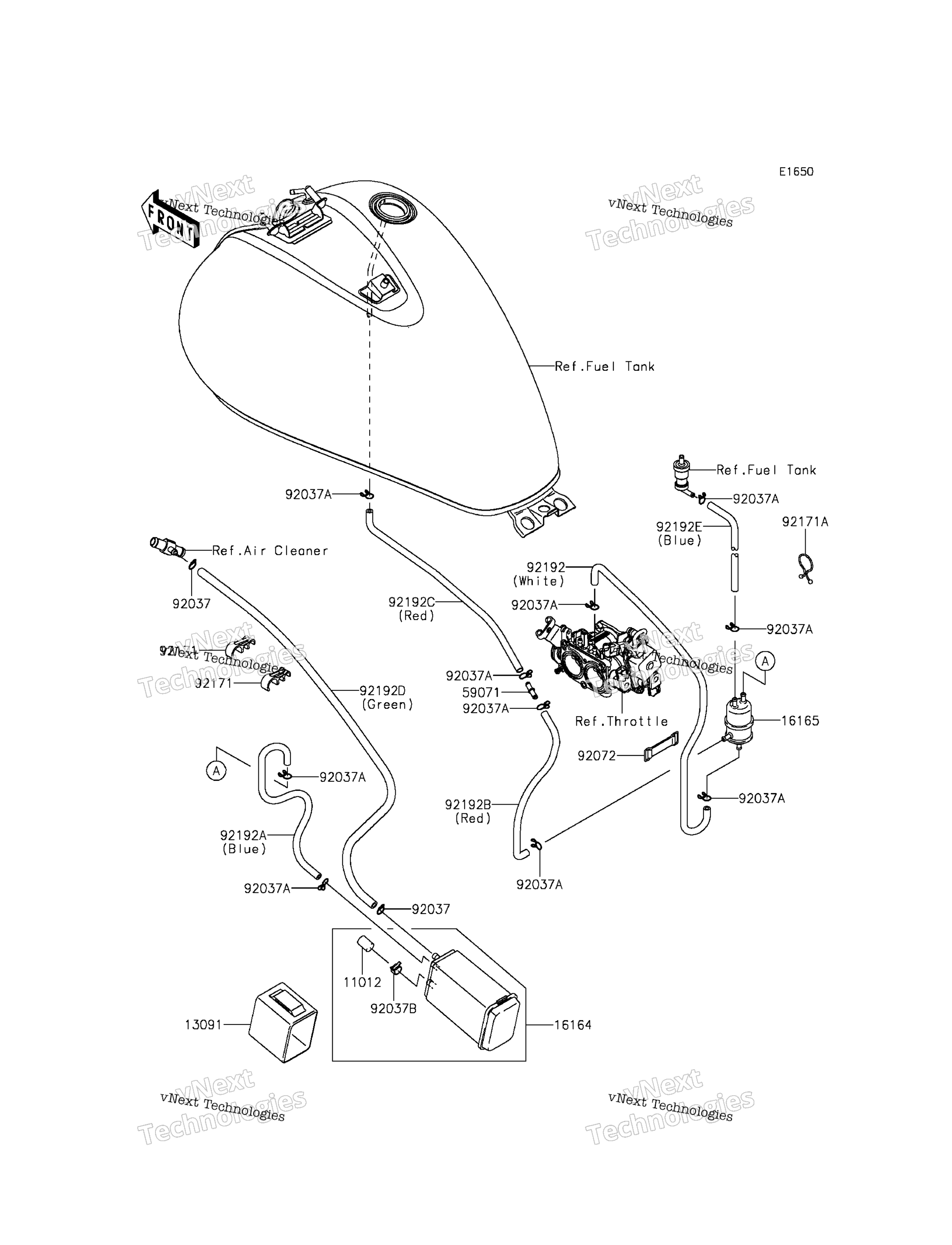 топливный Evaporative System (Ca)
