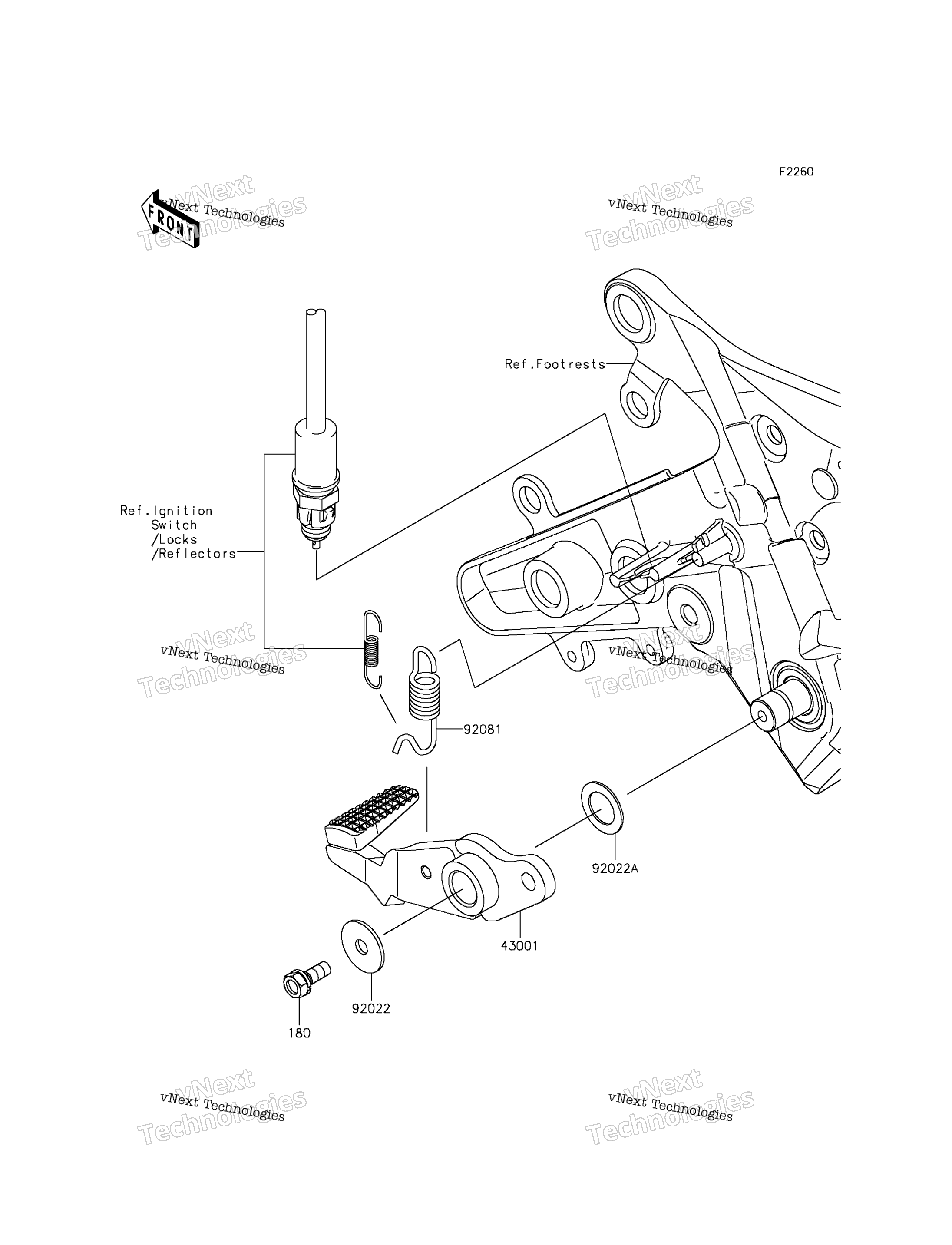 Тормоз Pedal/Torque Link