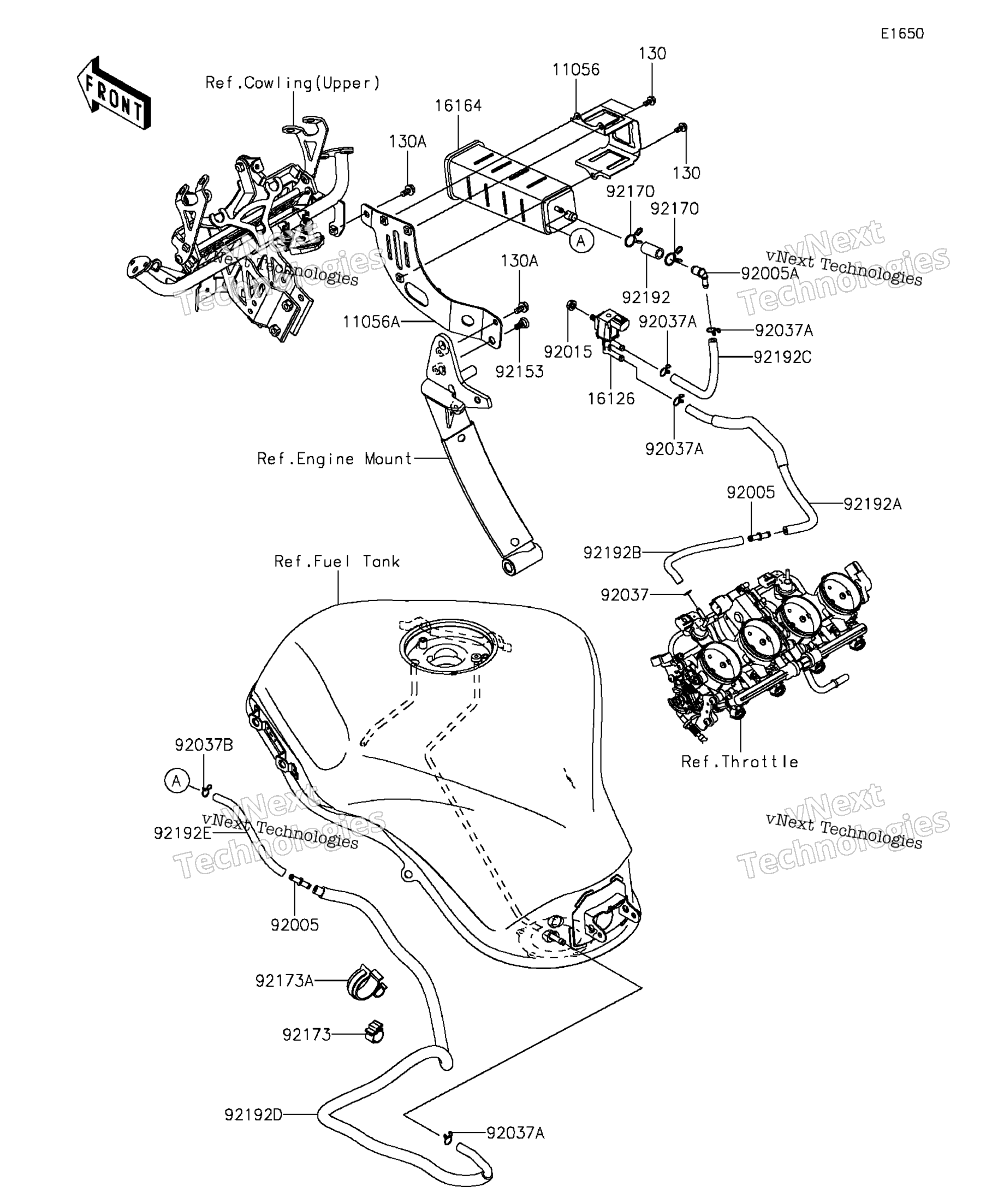 топливный Evaporative System(Ca)