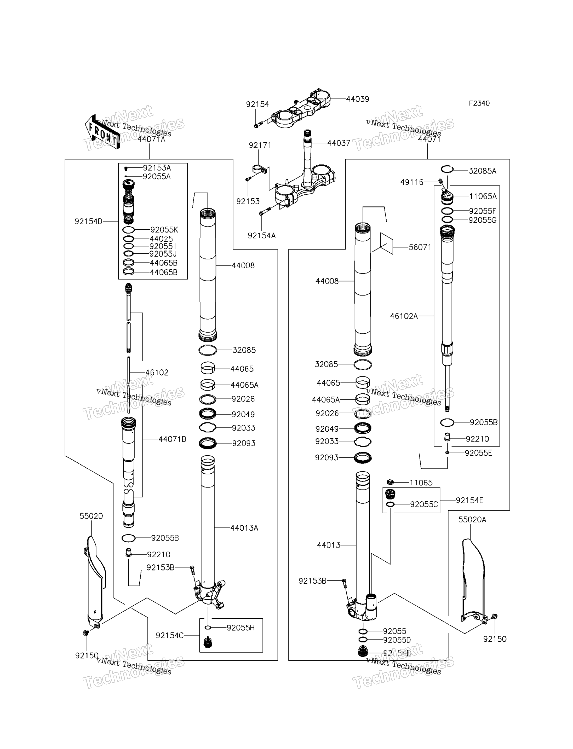 Передняя вилка