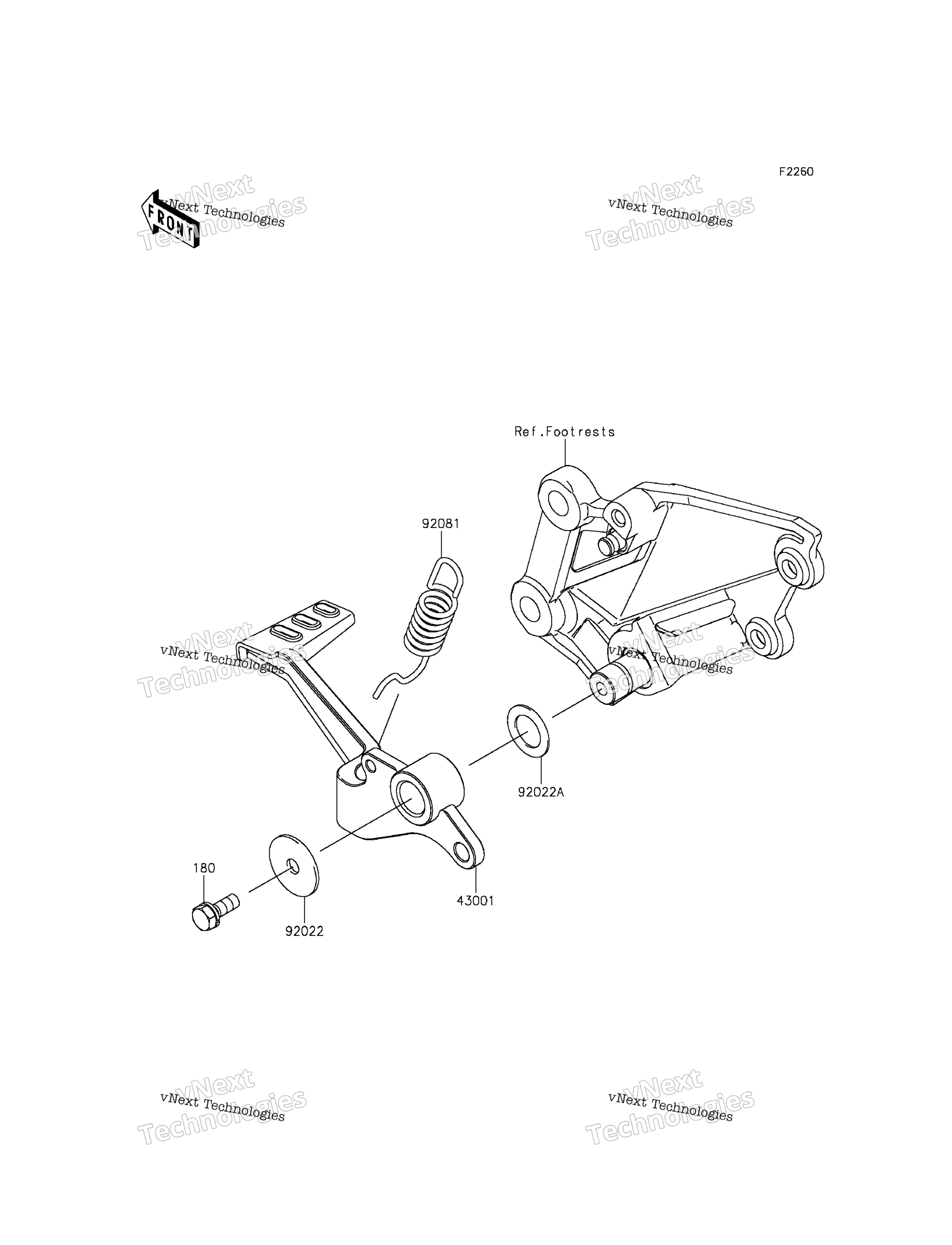 Тормоз Pedal/Torque Link