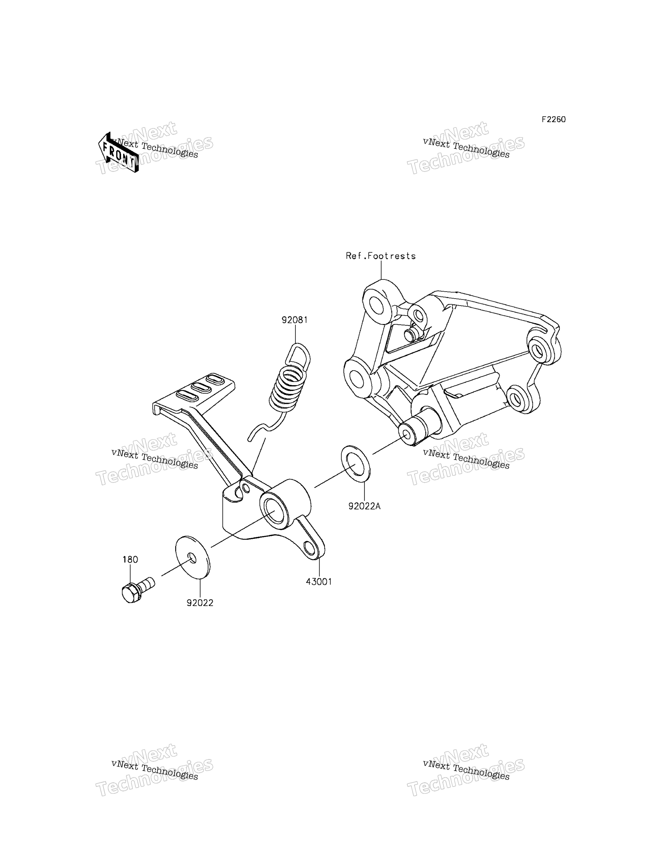 Тормоз Pedal/Torque Link
