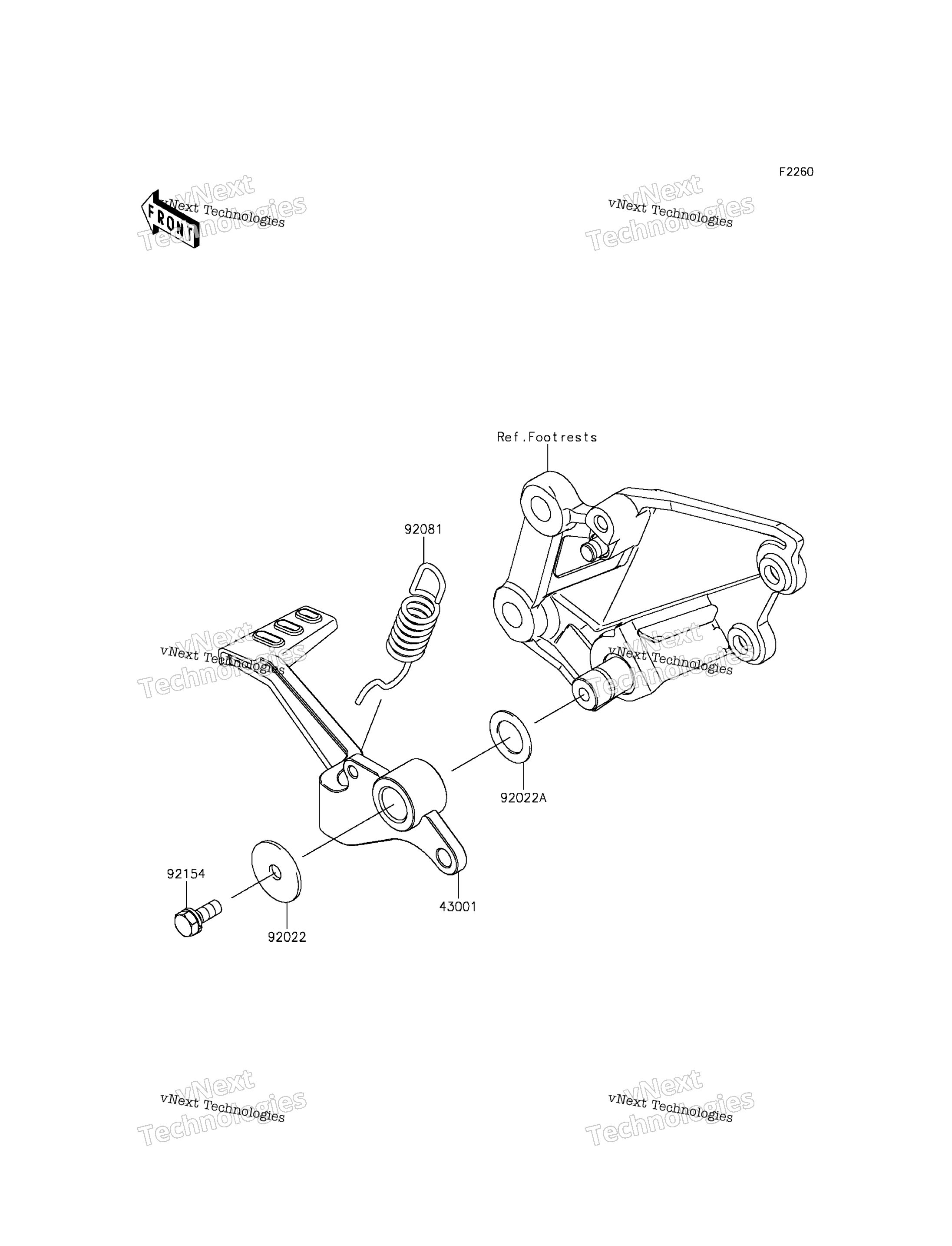 Тормоз Pedal/Torque Link