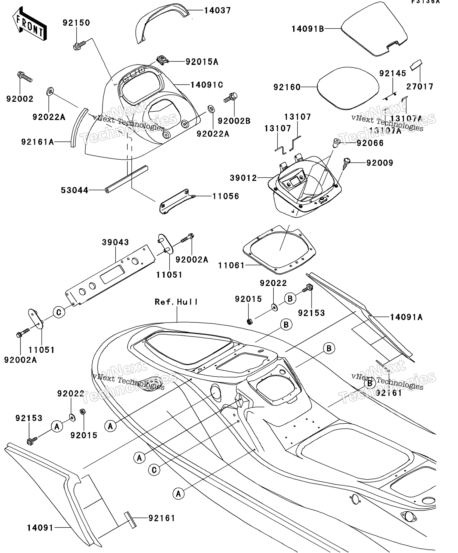 Hull средний Fittings(Aff)