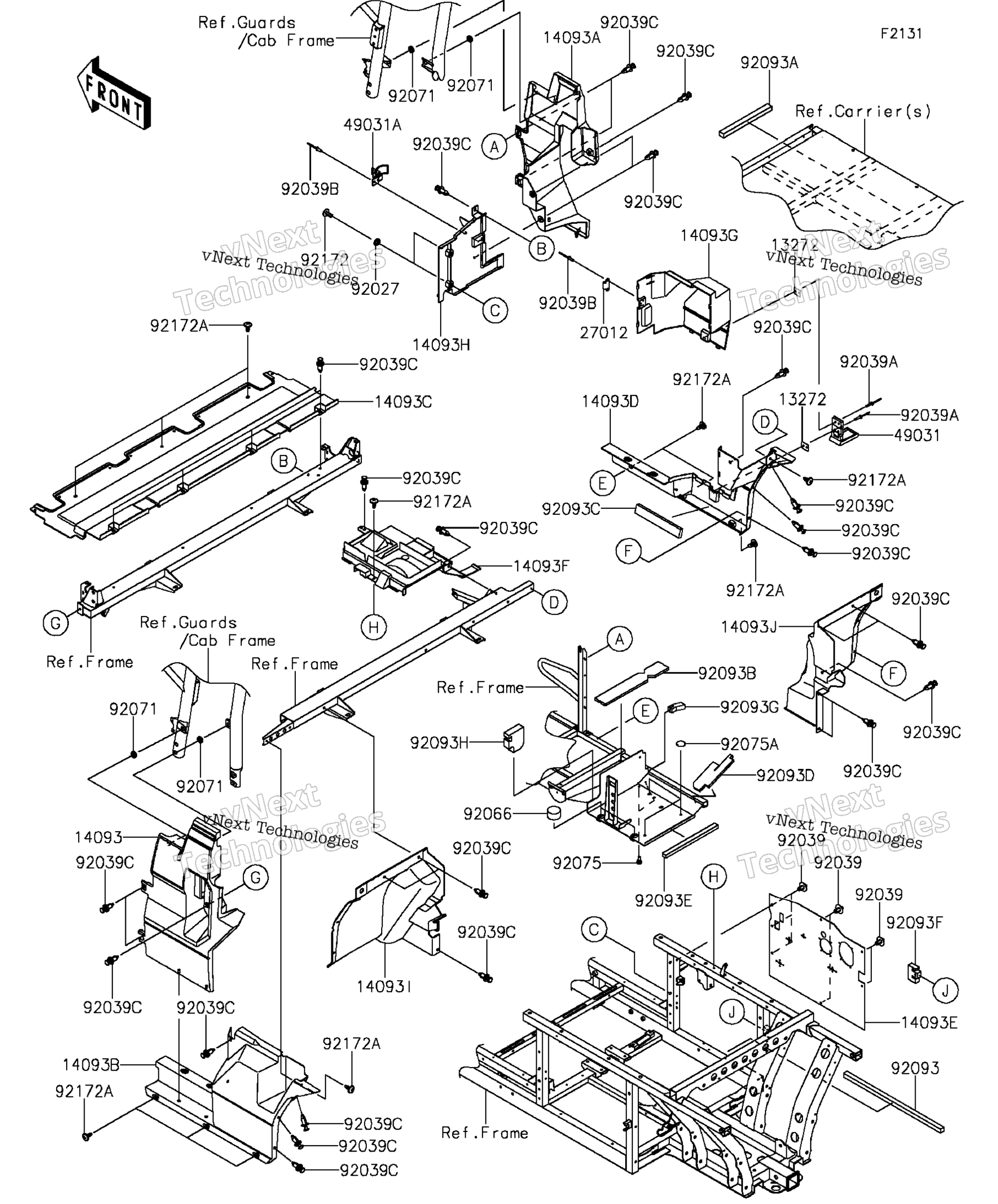 Рама Fittings(Rear)