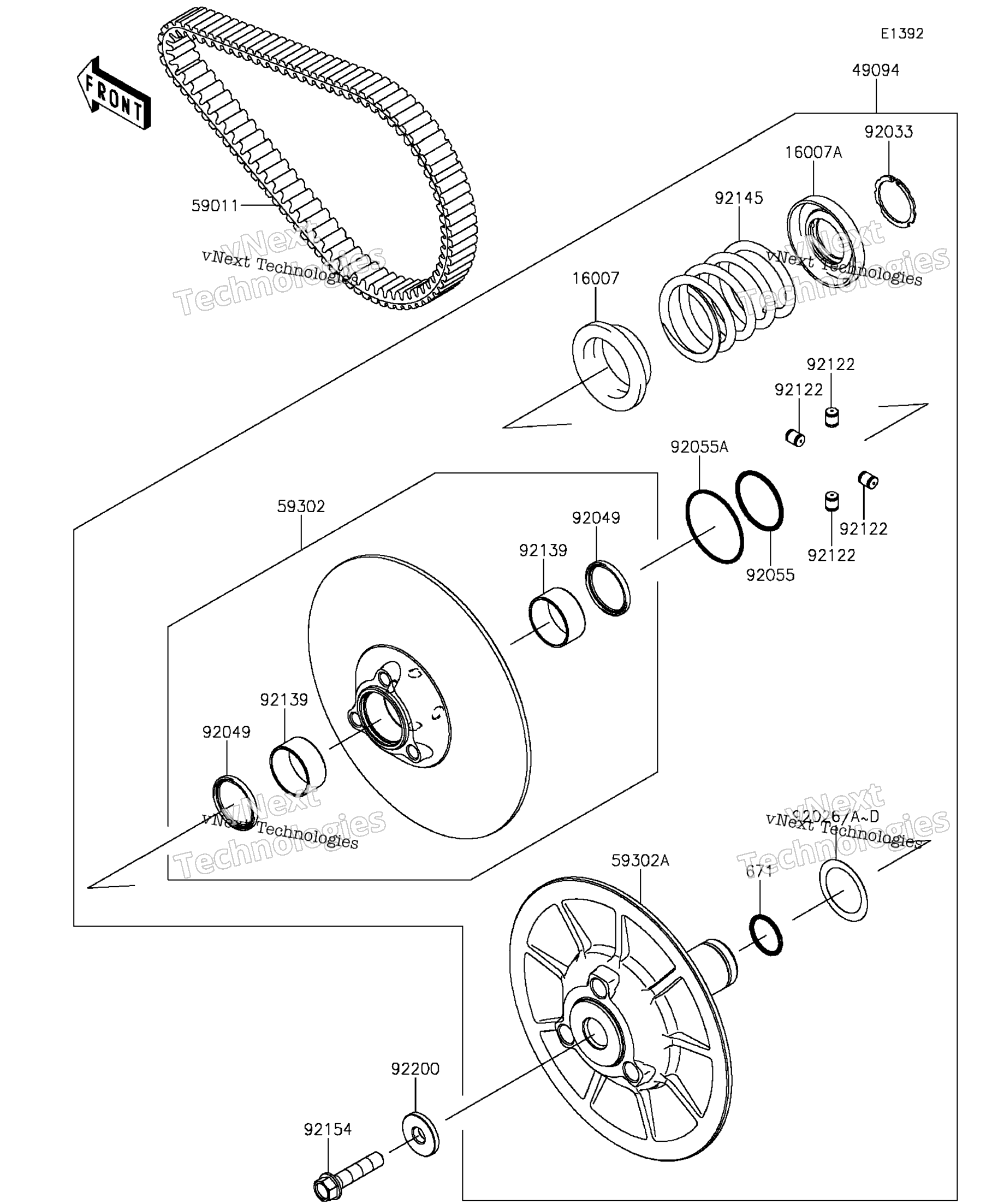 Ведомый Converter/Drive Belt