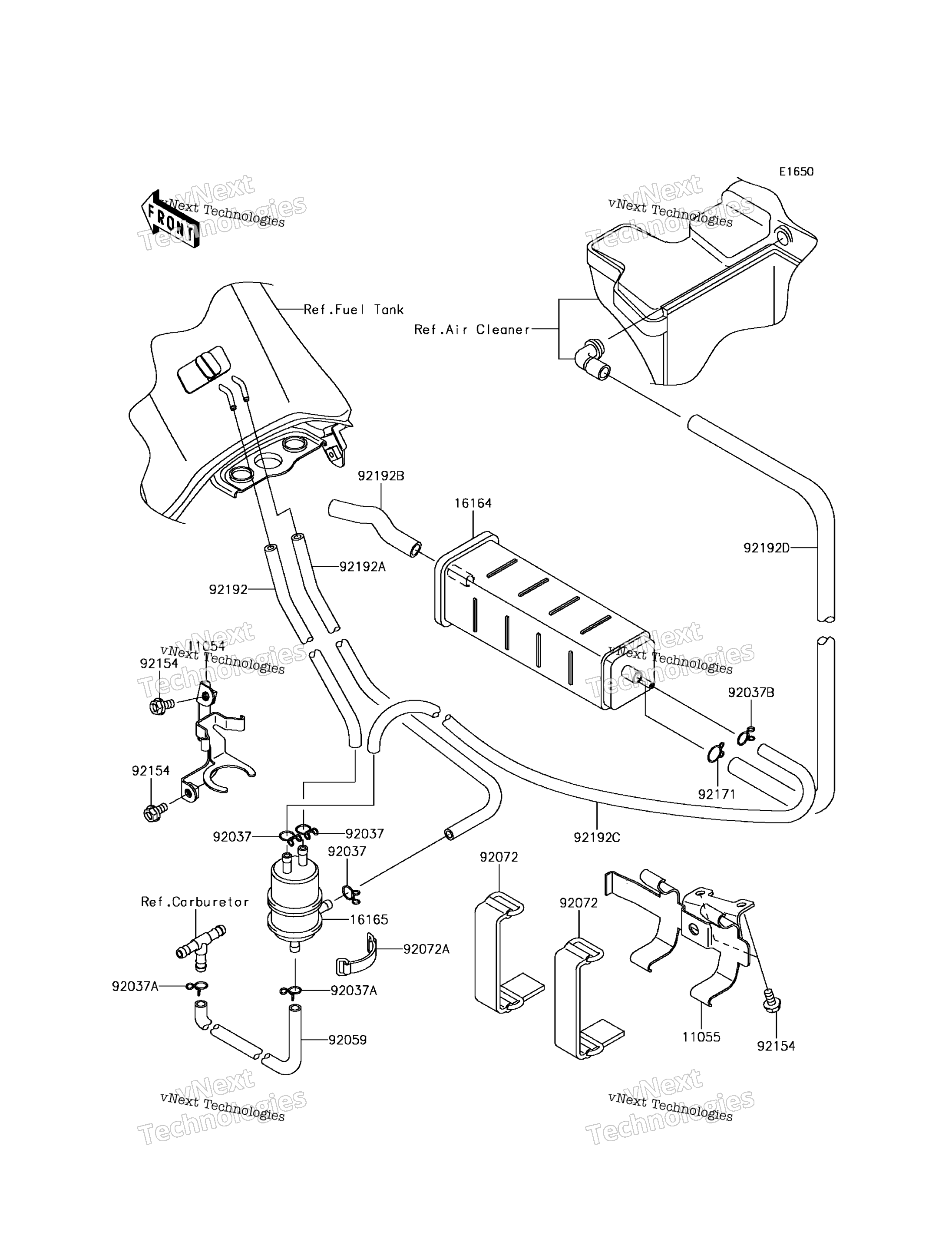 топливный Evaporative System (Ca)