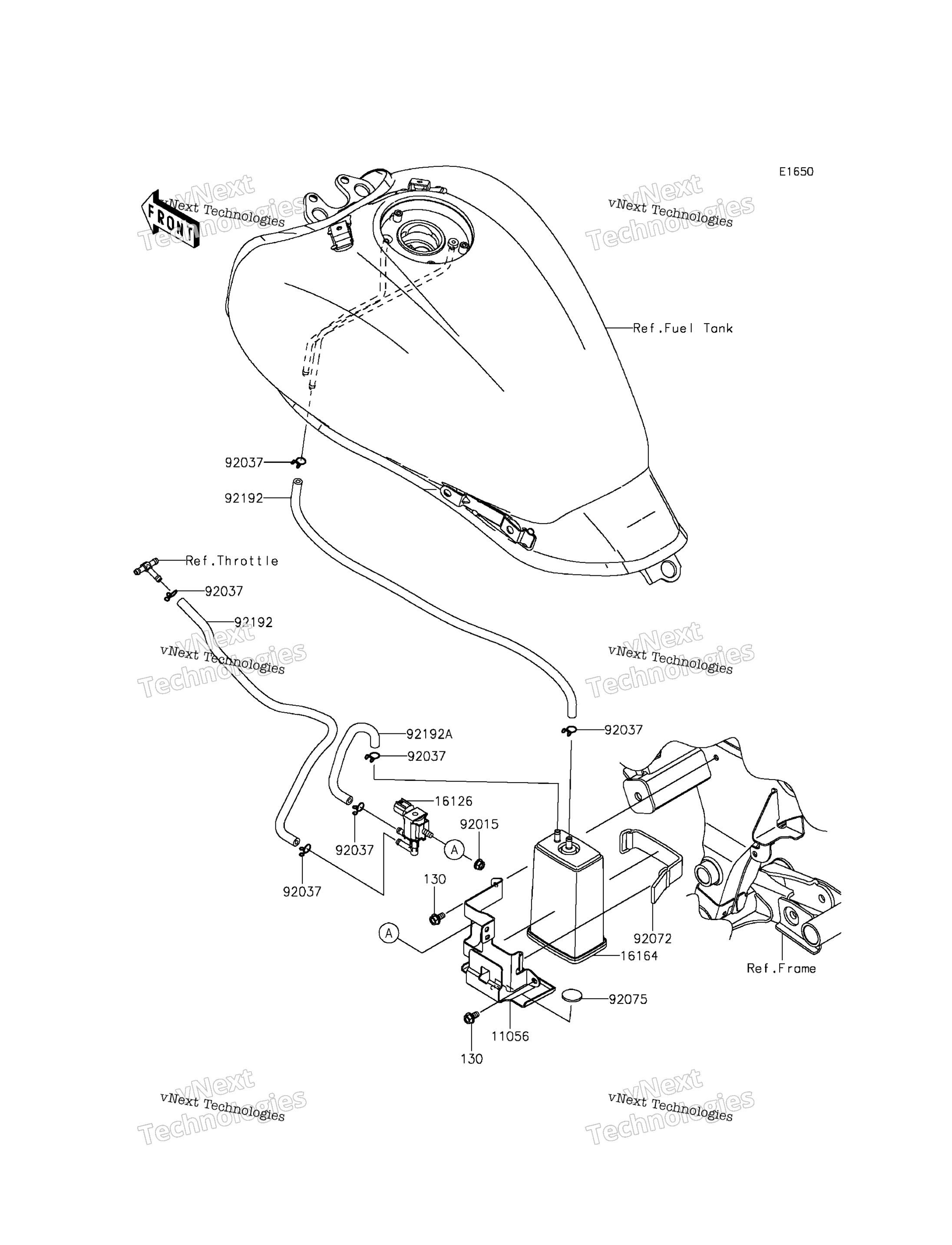 топливный Evaporative System (Ca)