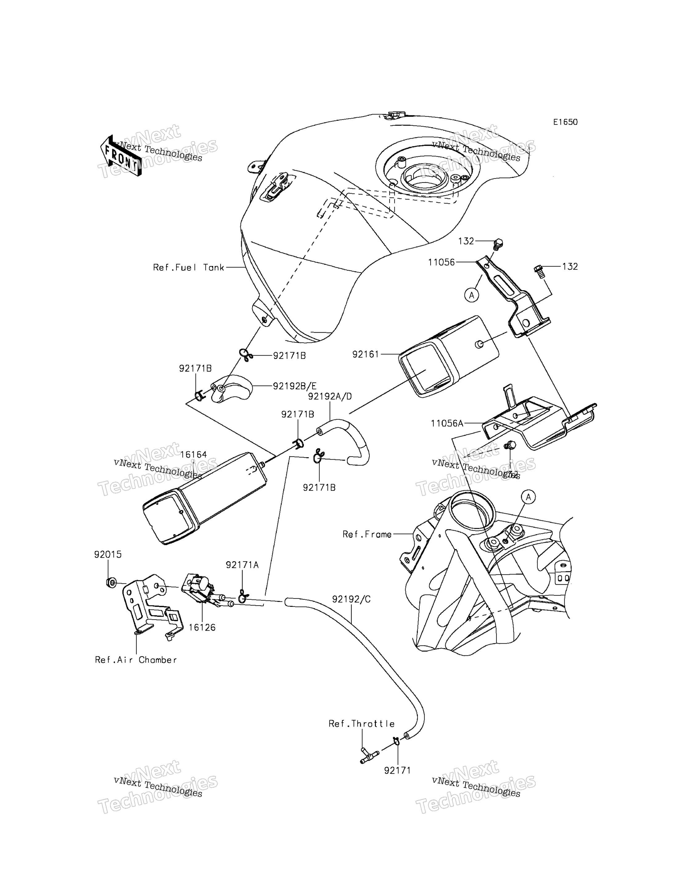 топливный Evaporative System (Ca)