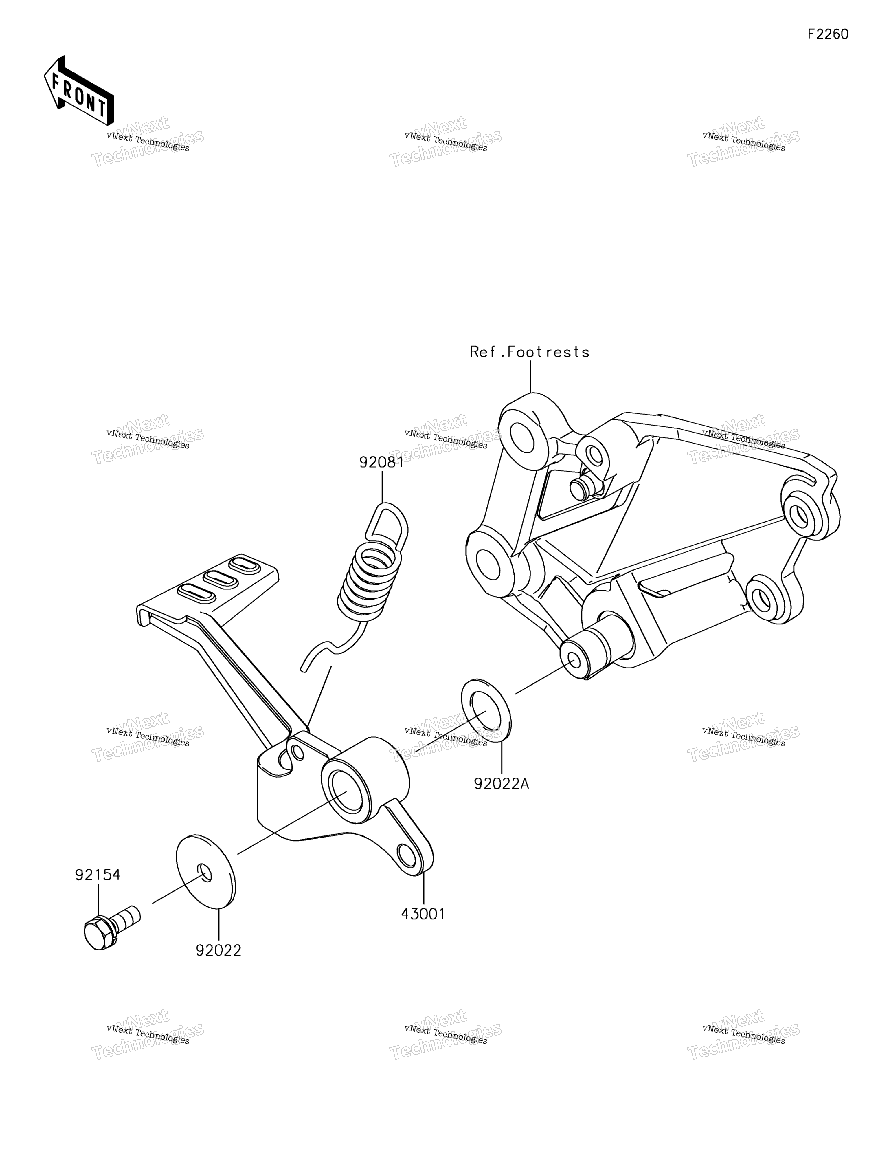 Тормоз Pedal/Torque Link