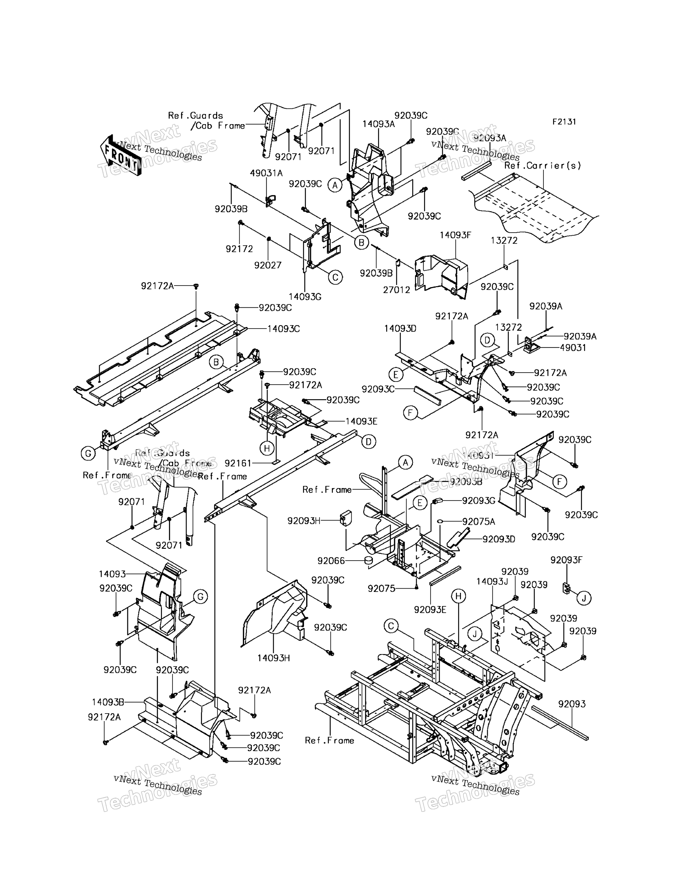 Рама Fittings (Rear)