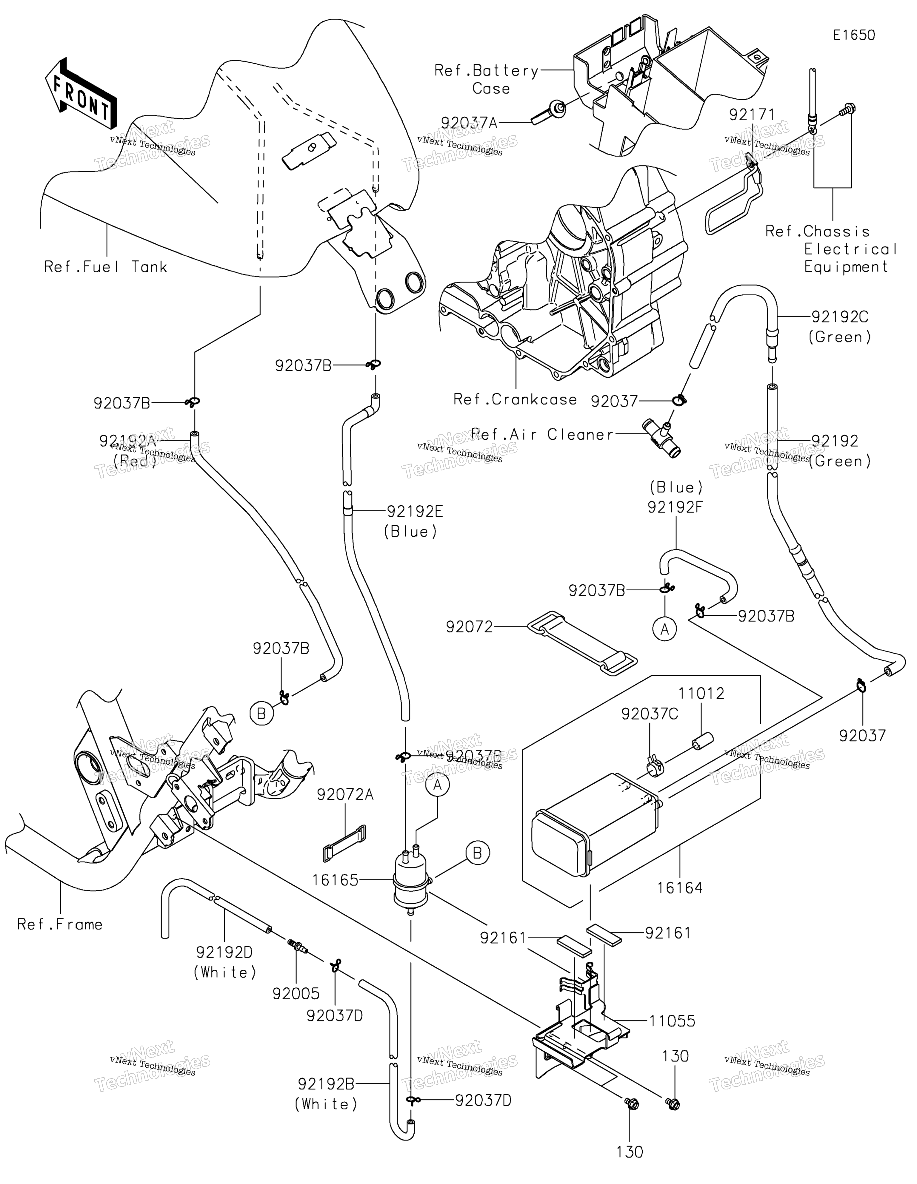 топливный Evaporative System(Ca)