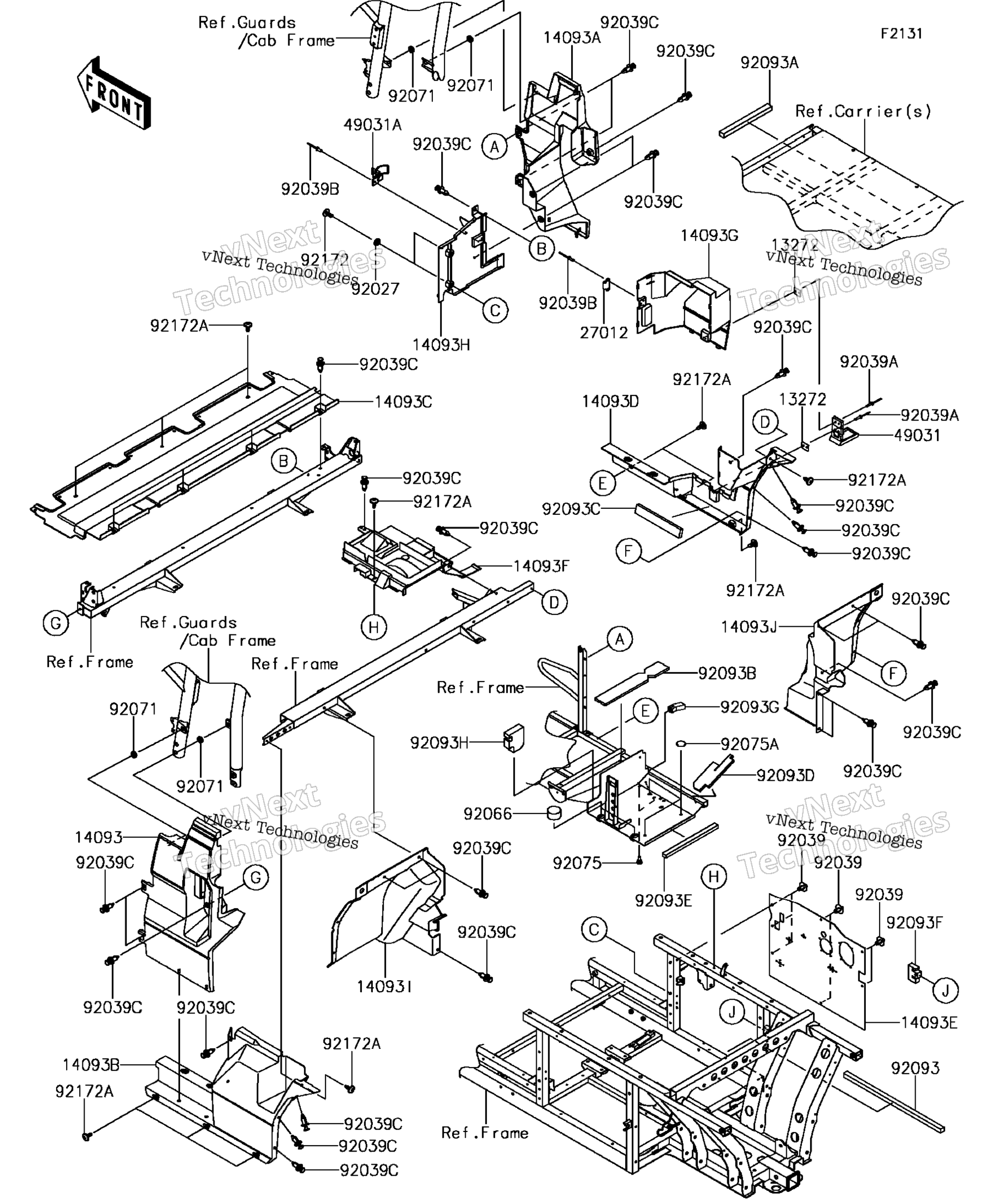 Рама Fittings(Rear)