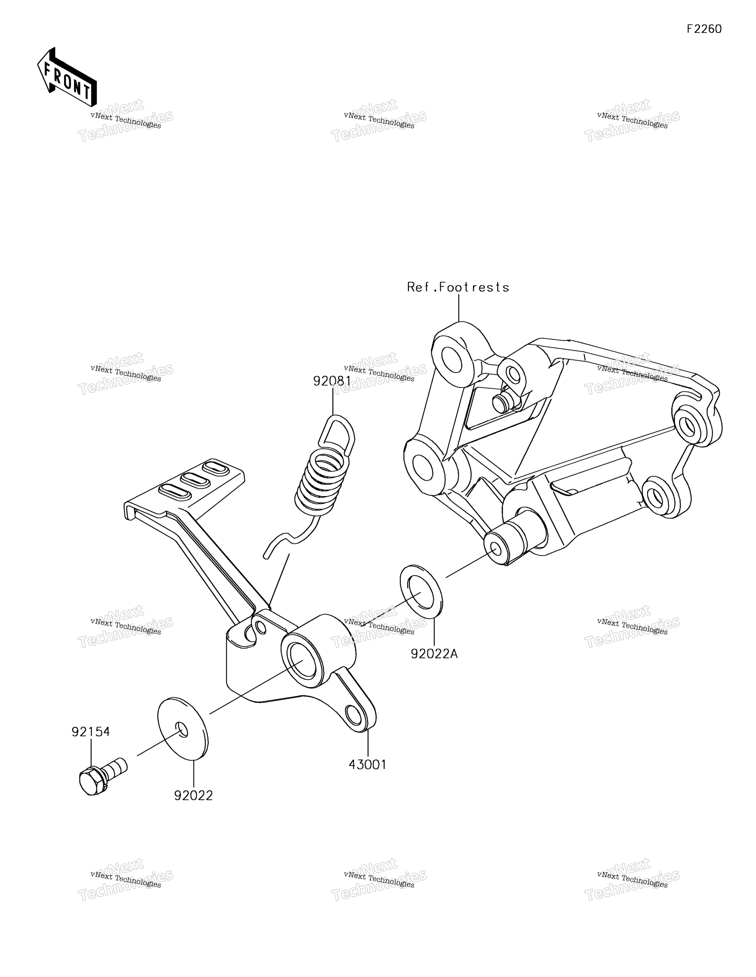 Тормоз Pedal/Torque Link