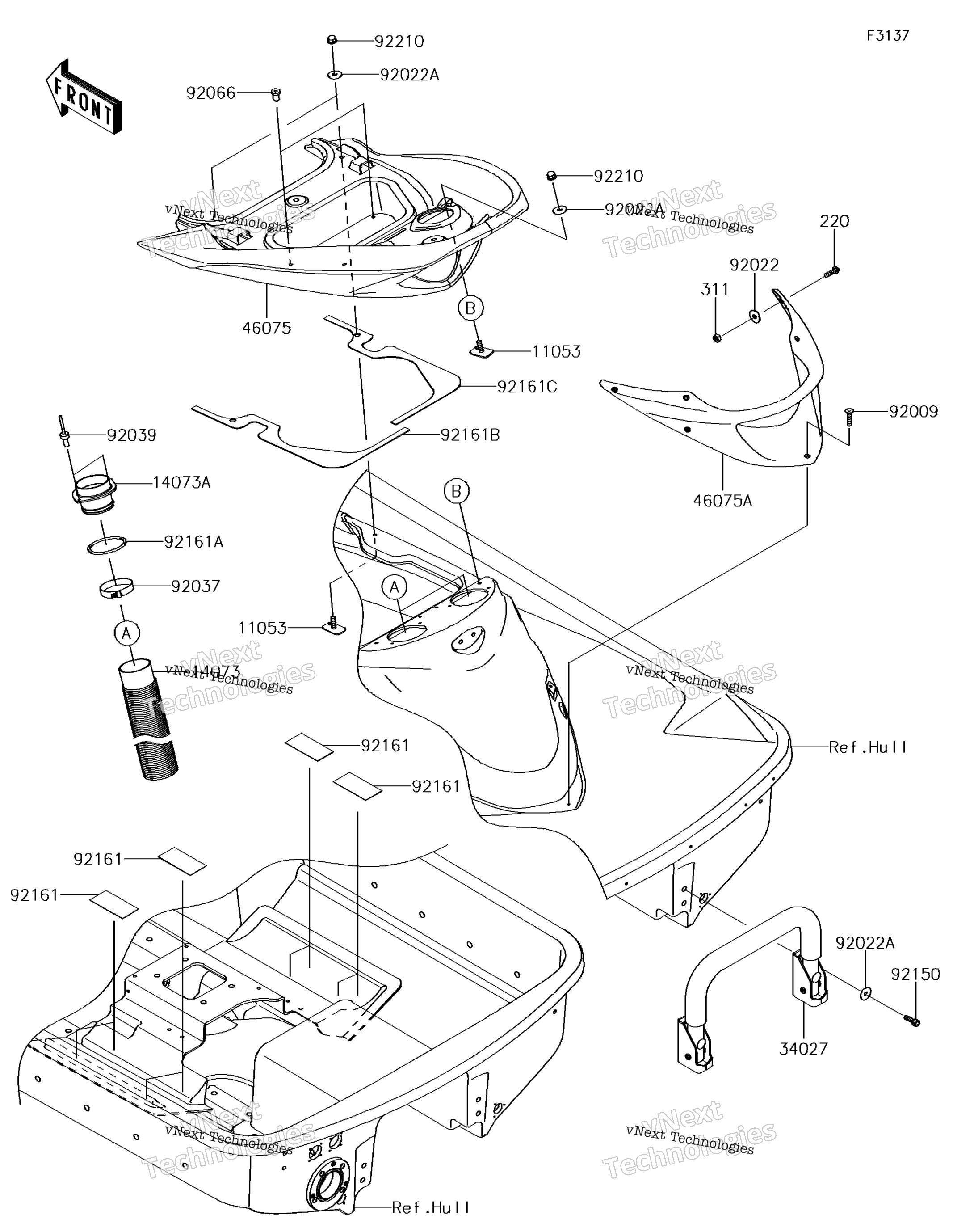 Hull Rear Fittings