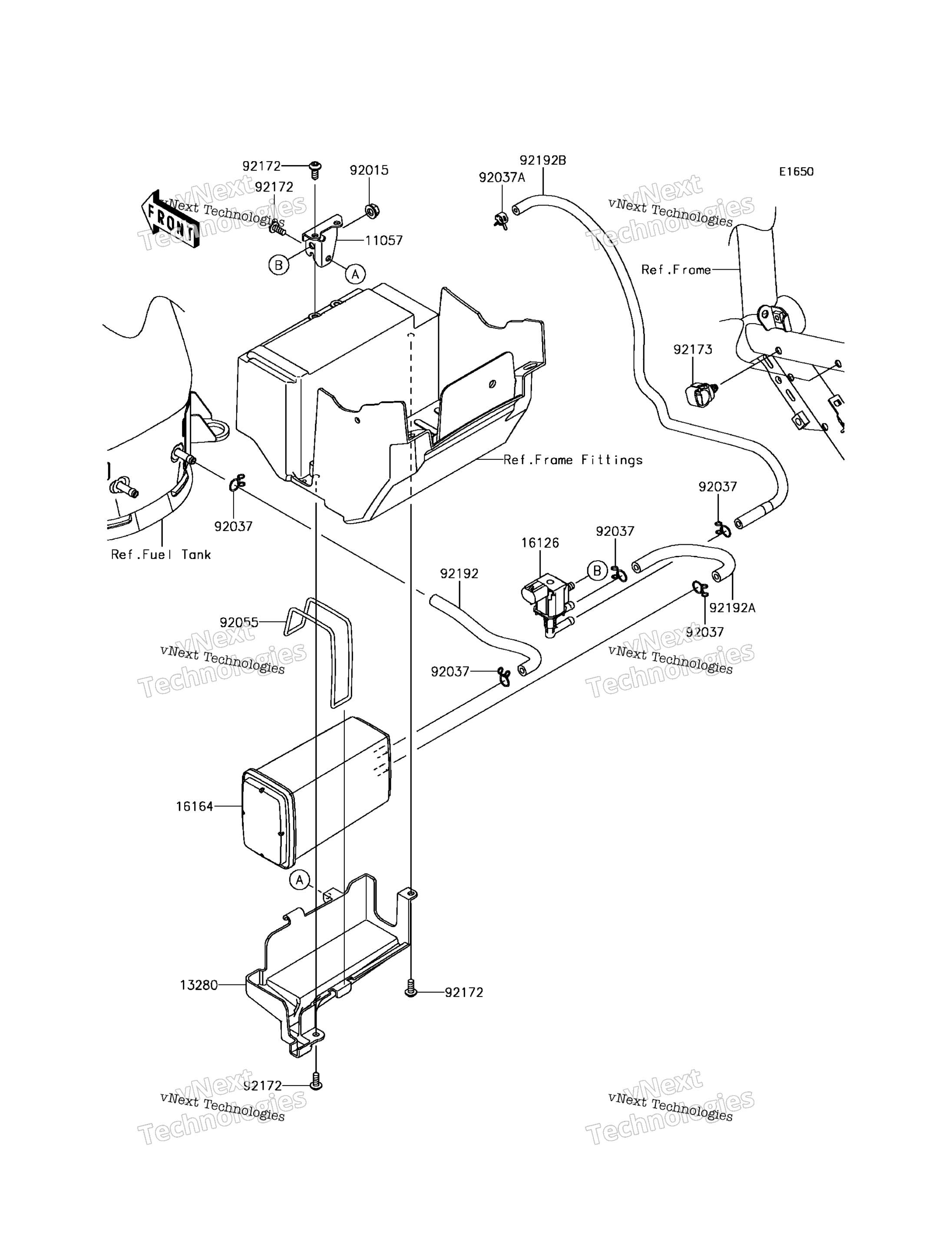 топливный Evaporative System (Ca)