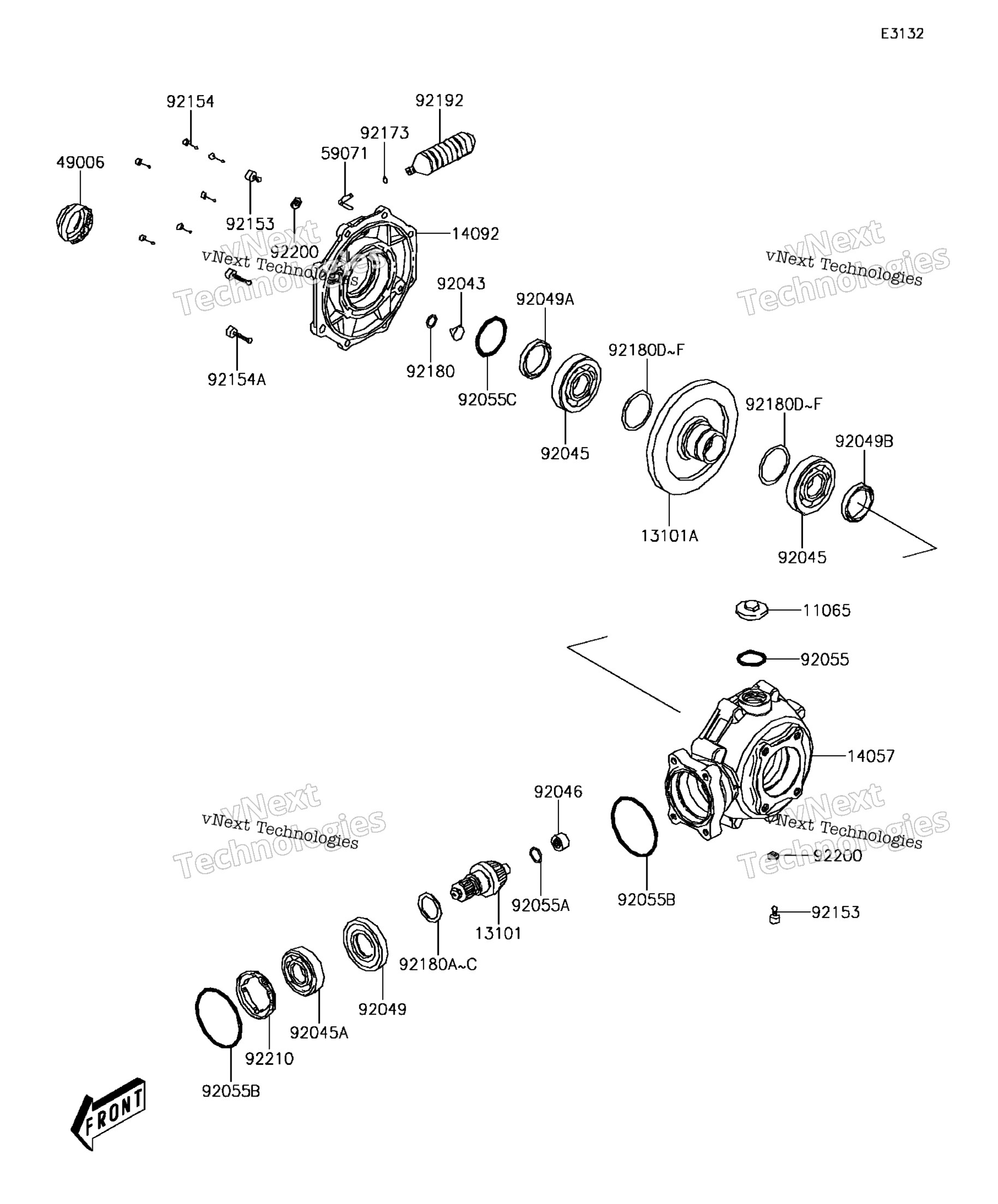 Привод Shaft/Final Gear