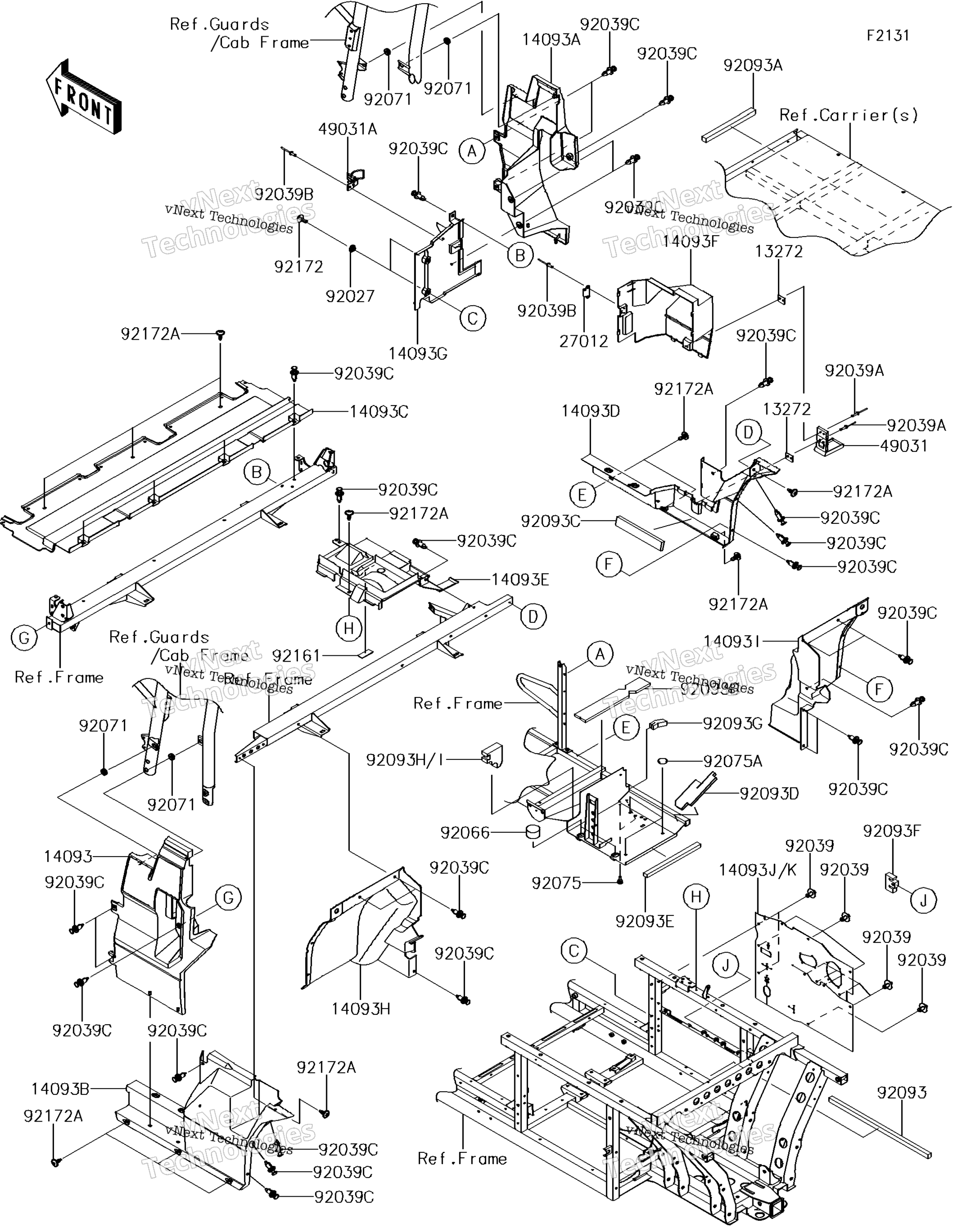 Рама Fittings(Rear)