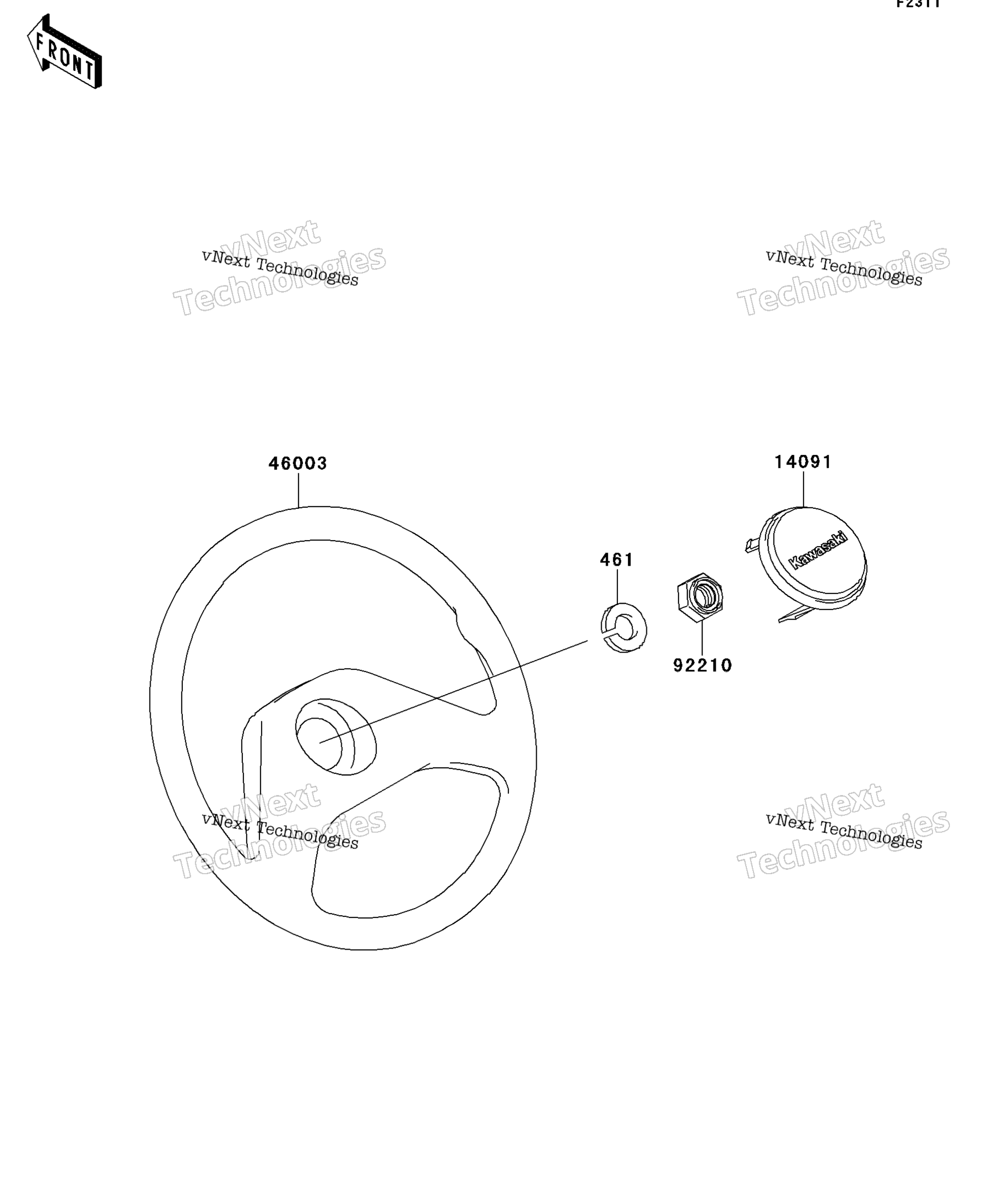 Рулевое управление Wheel(S9f&Sim;Scf)