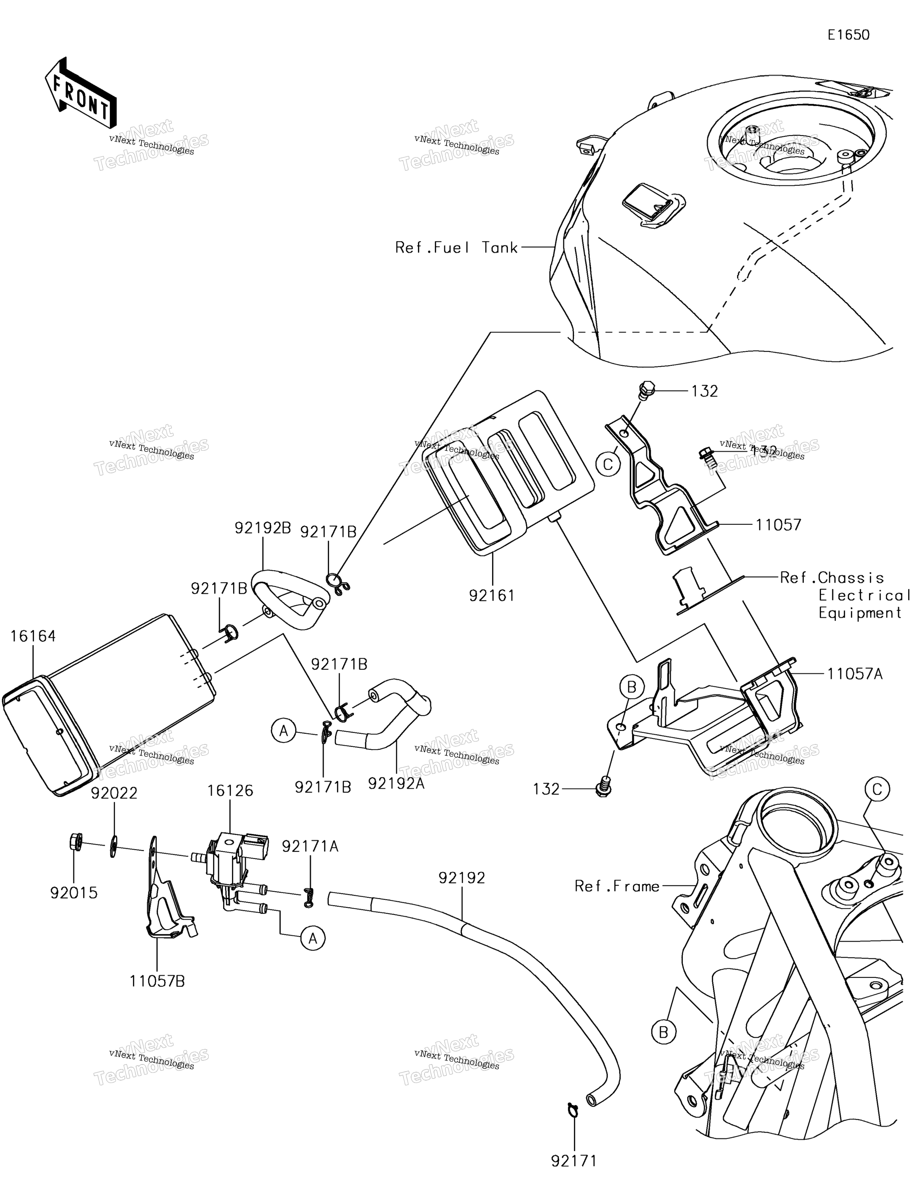 топливный Evaporative System(Ca)