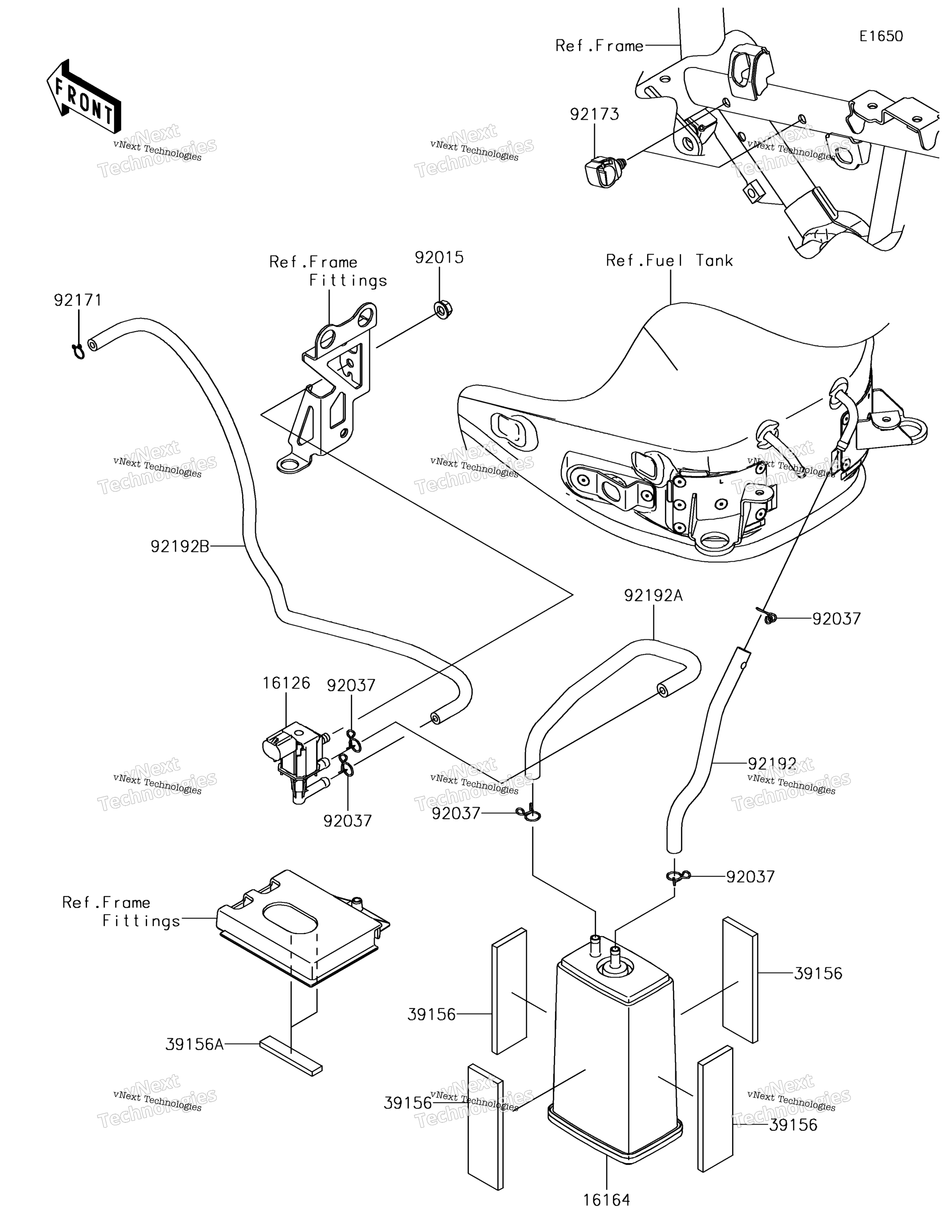 топливный Evaporative System(Ca)