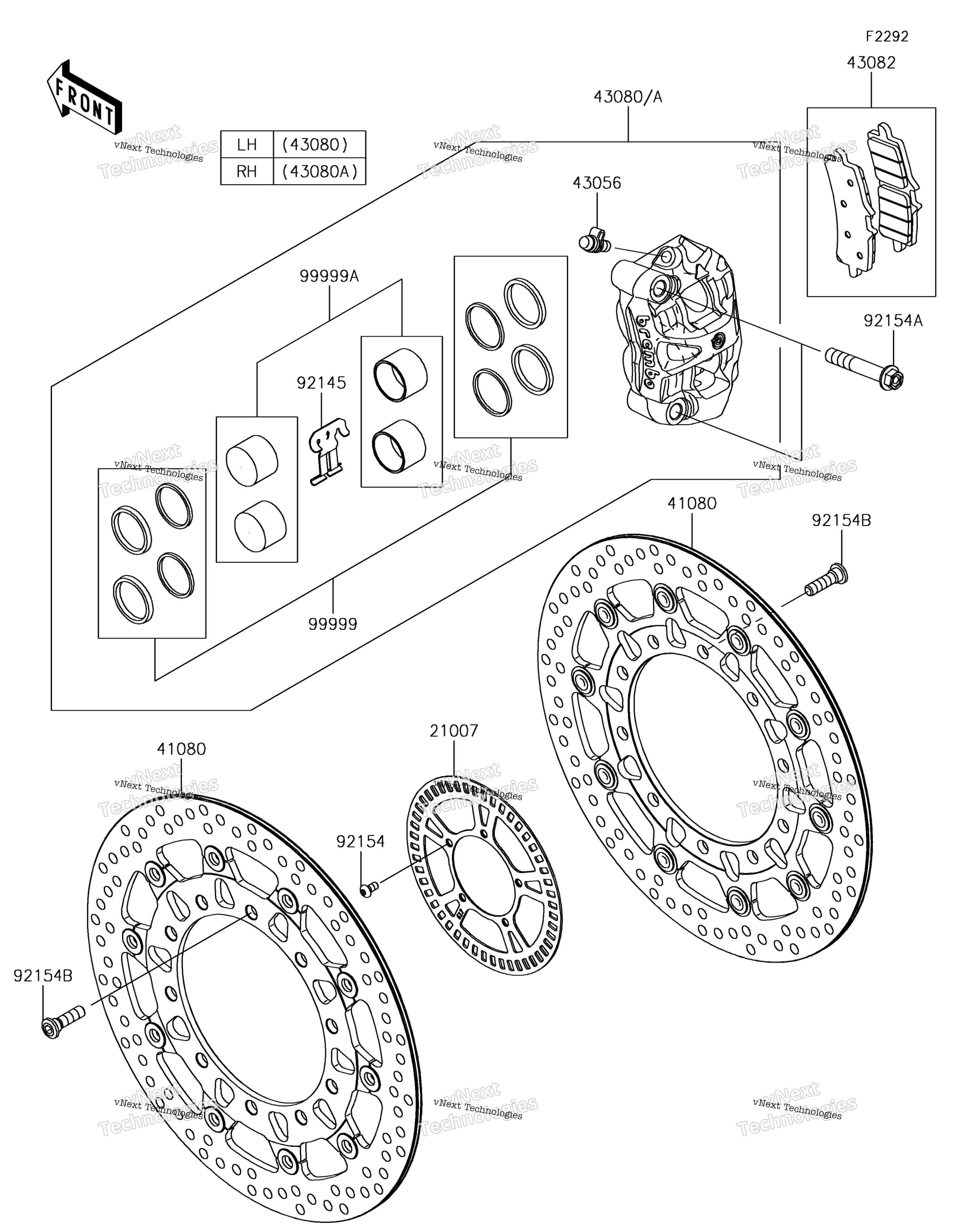 Передний тормоз