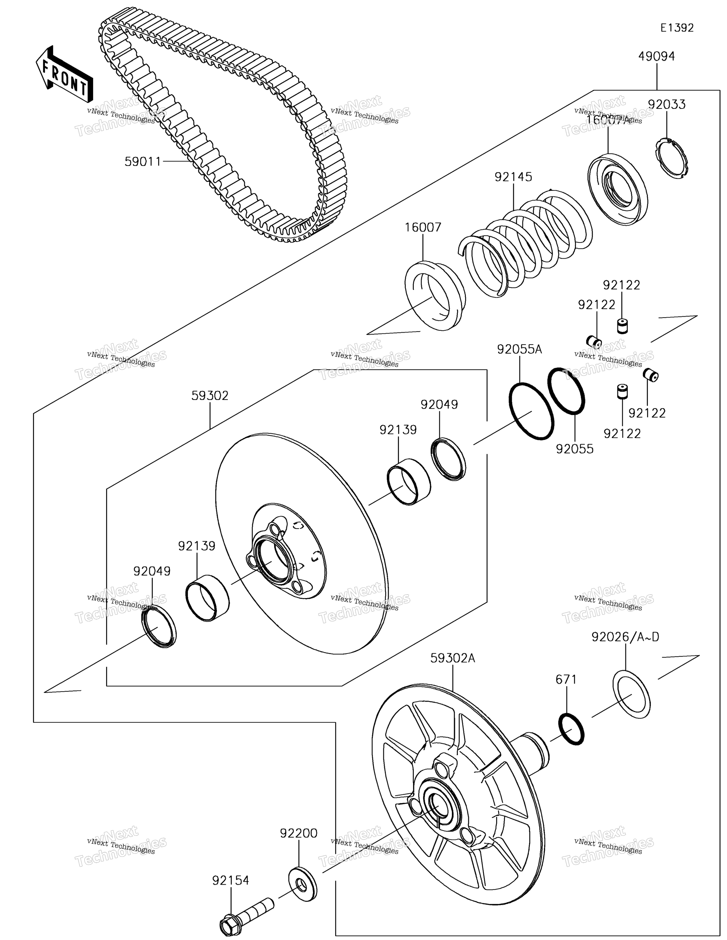 Ведомый Converter/Drive Belt
