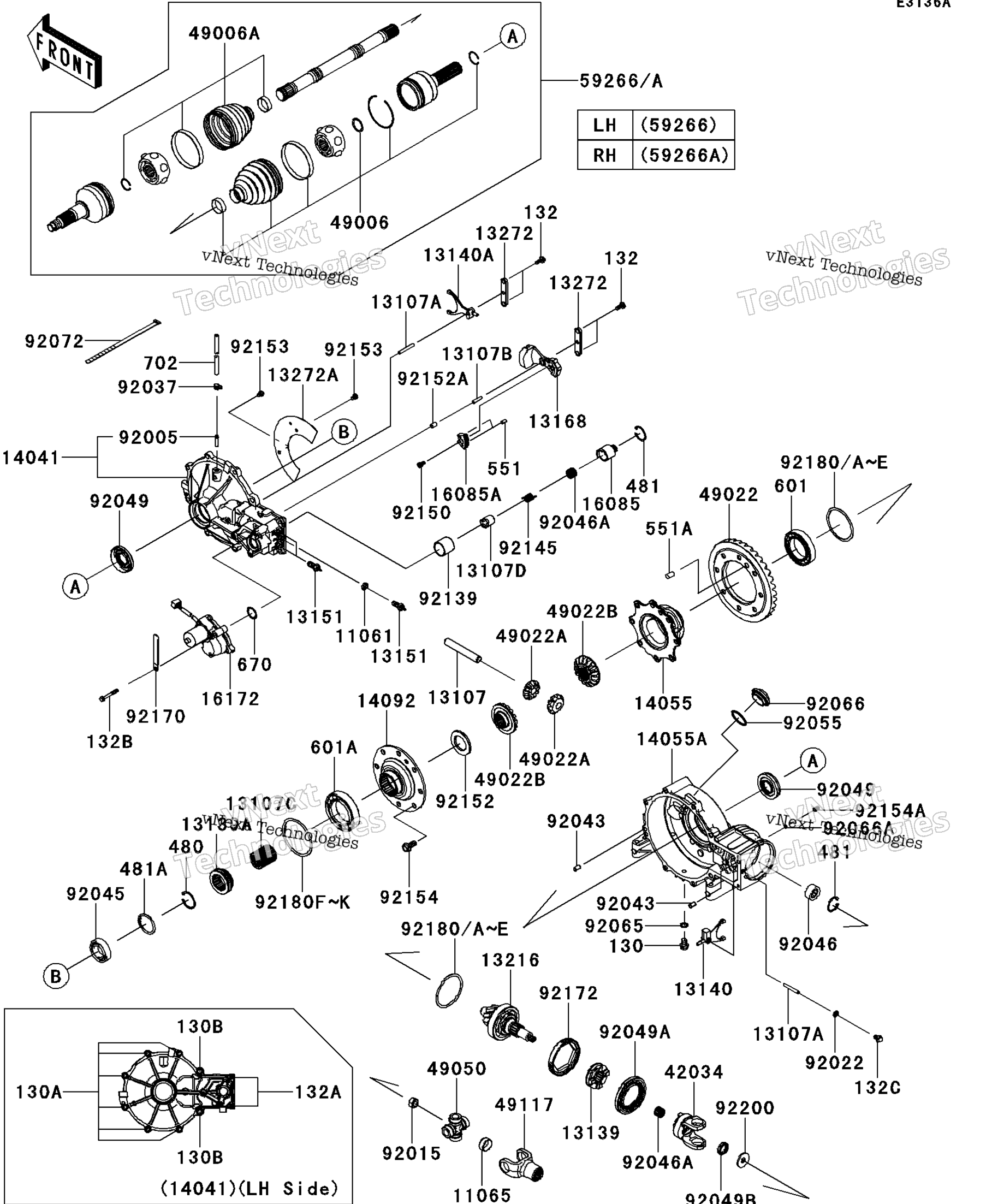 Привод Shaft-Front(Adf)