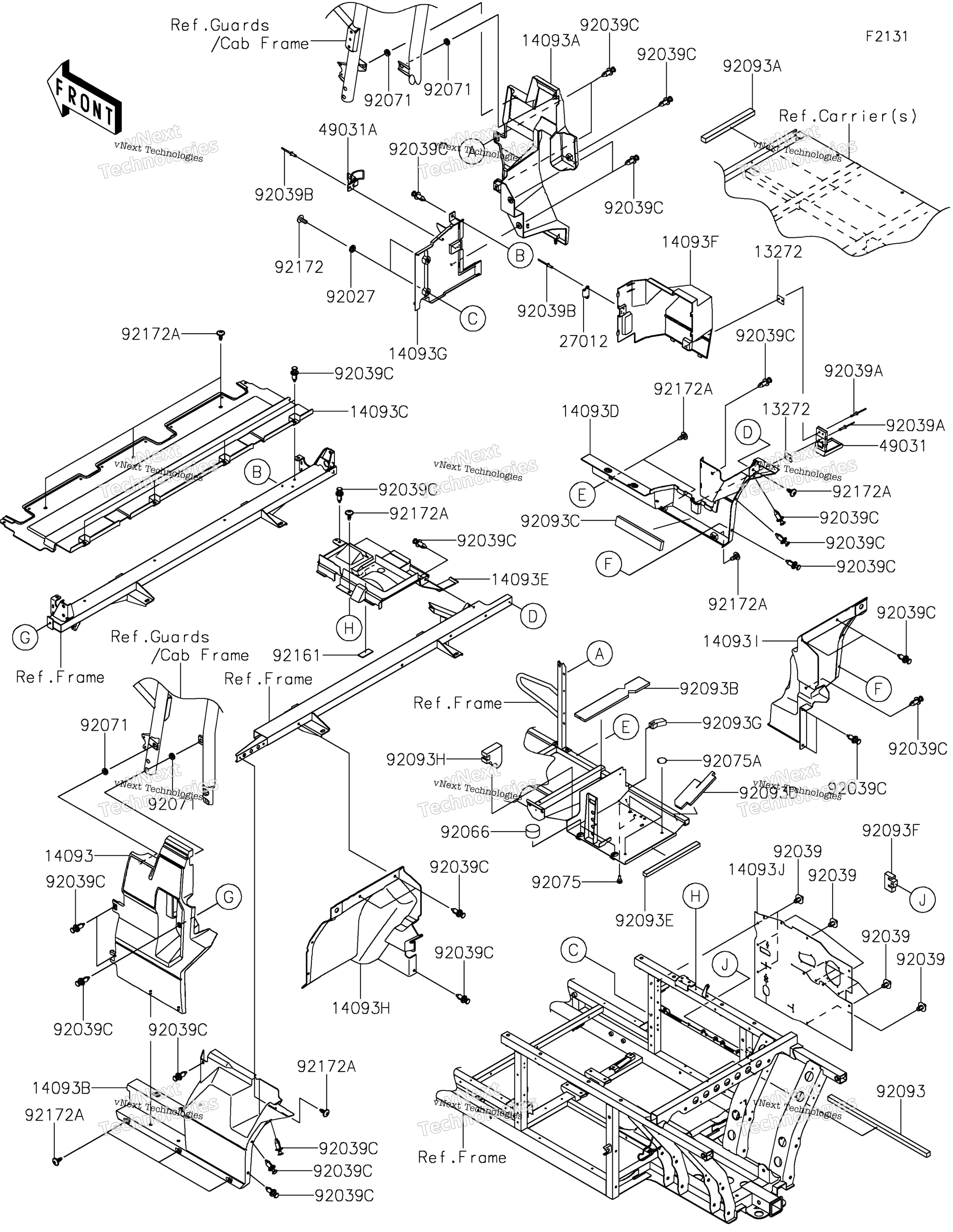 Рама Fittings(Rear)