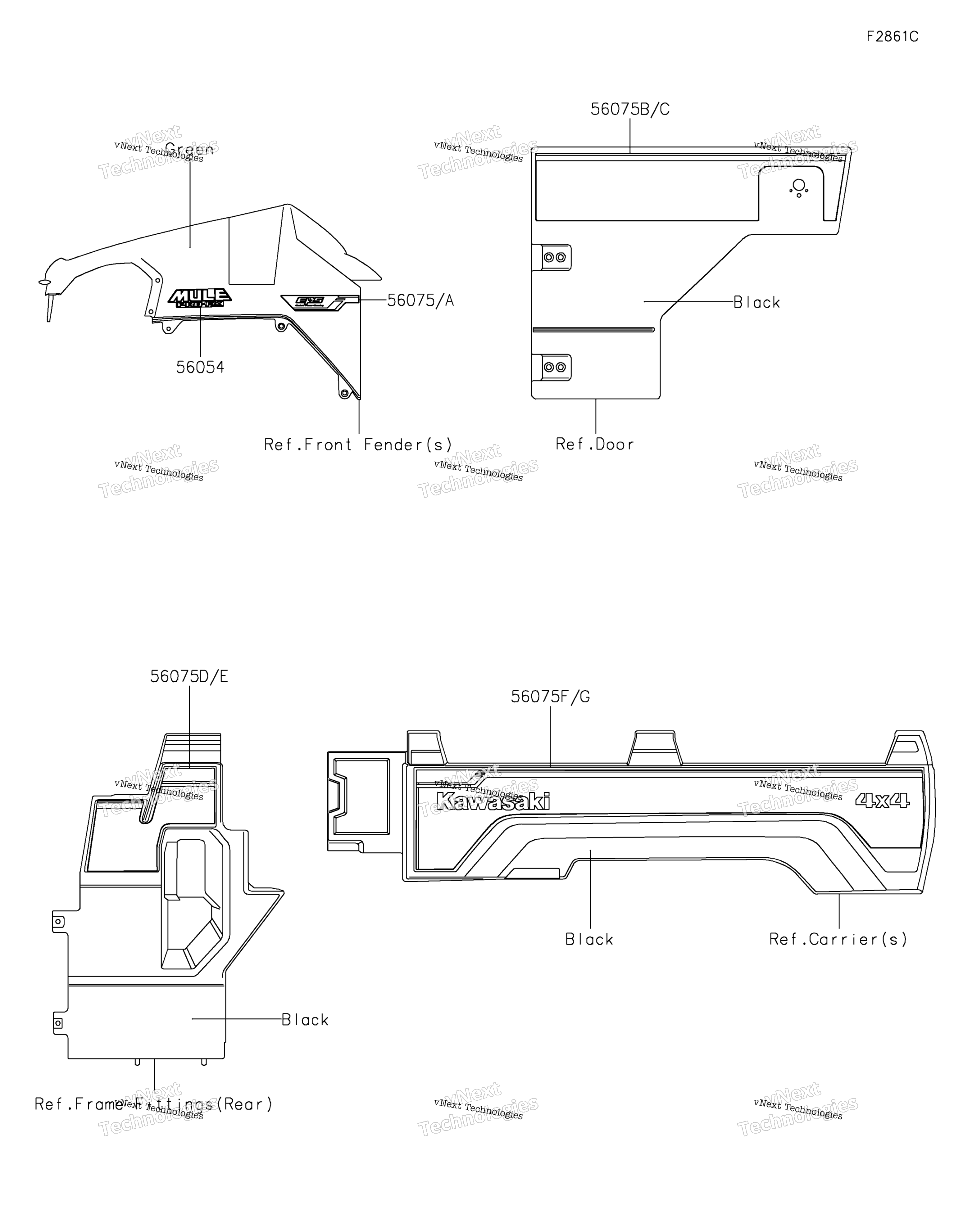Decals(Green)(Fkf / Flf)