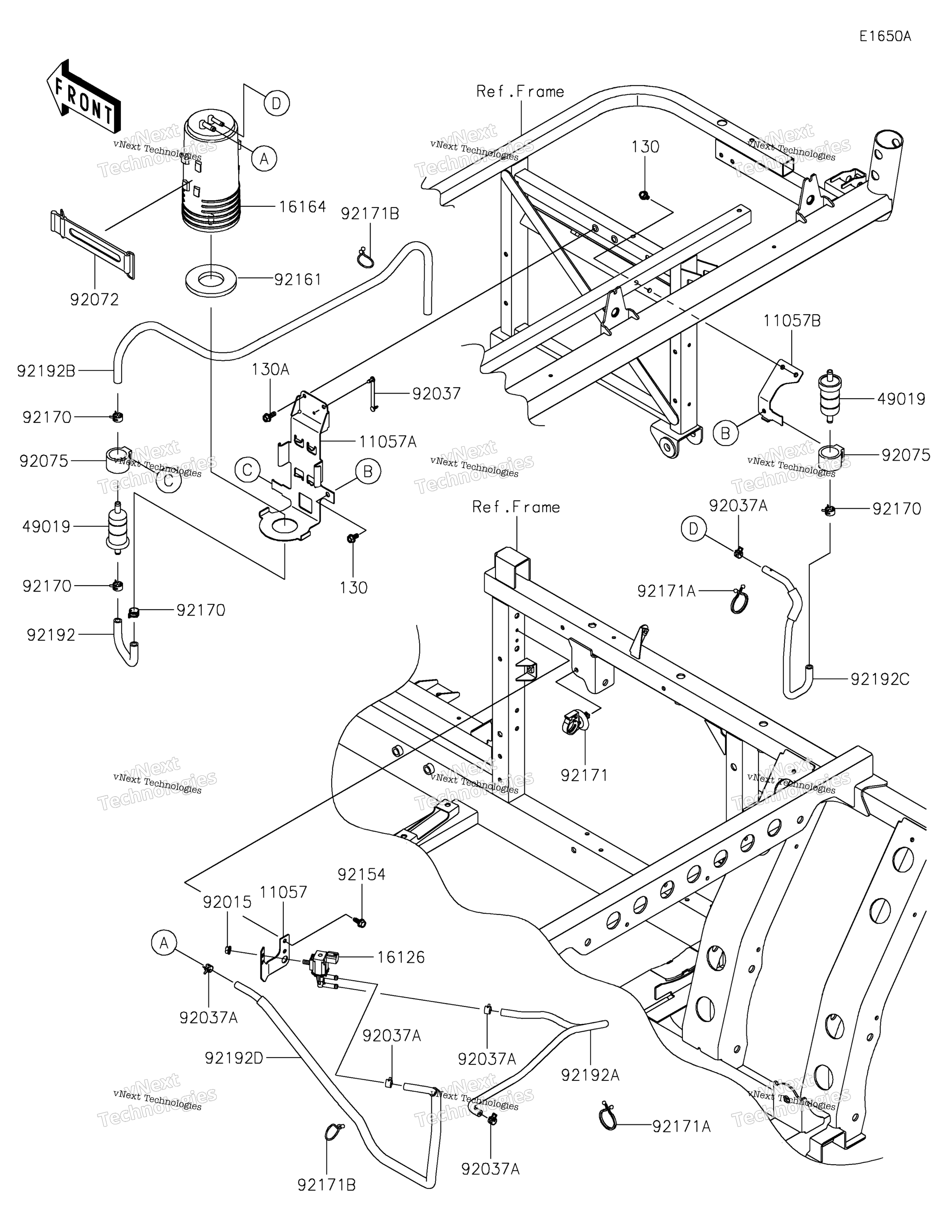 топливный Evaporative System(Klf)(Ca)