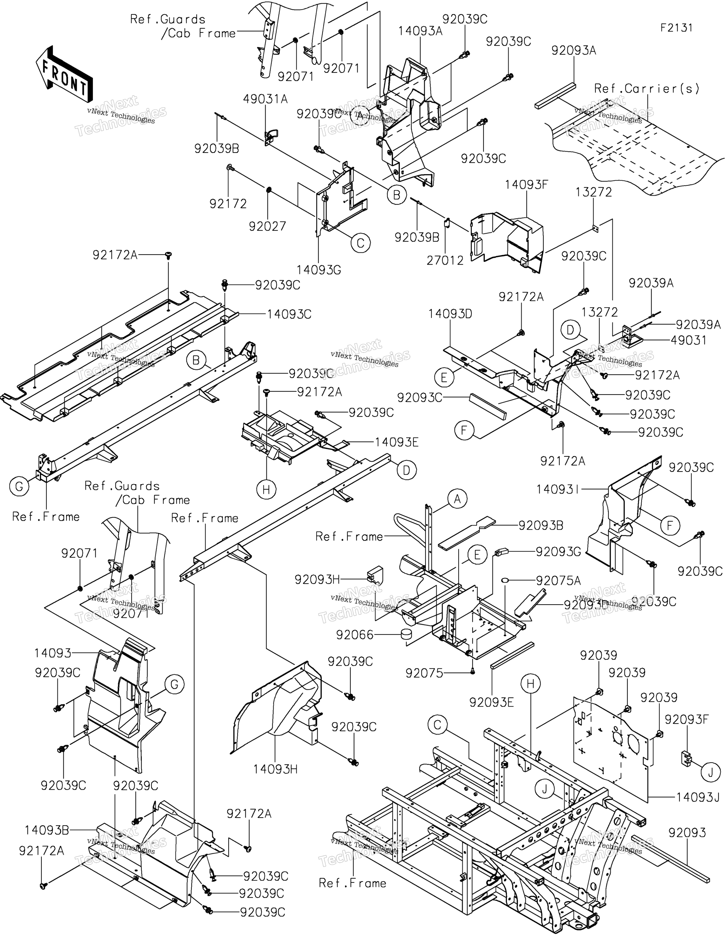 Рама Fittings(Rear)