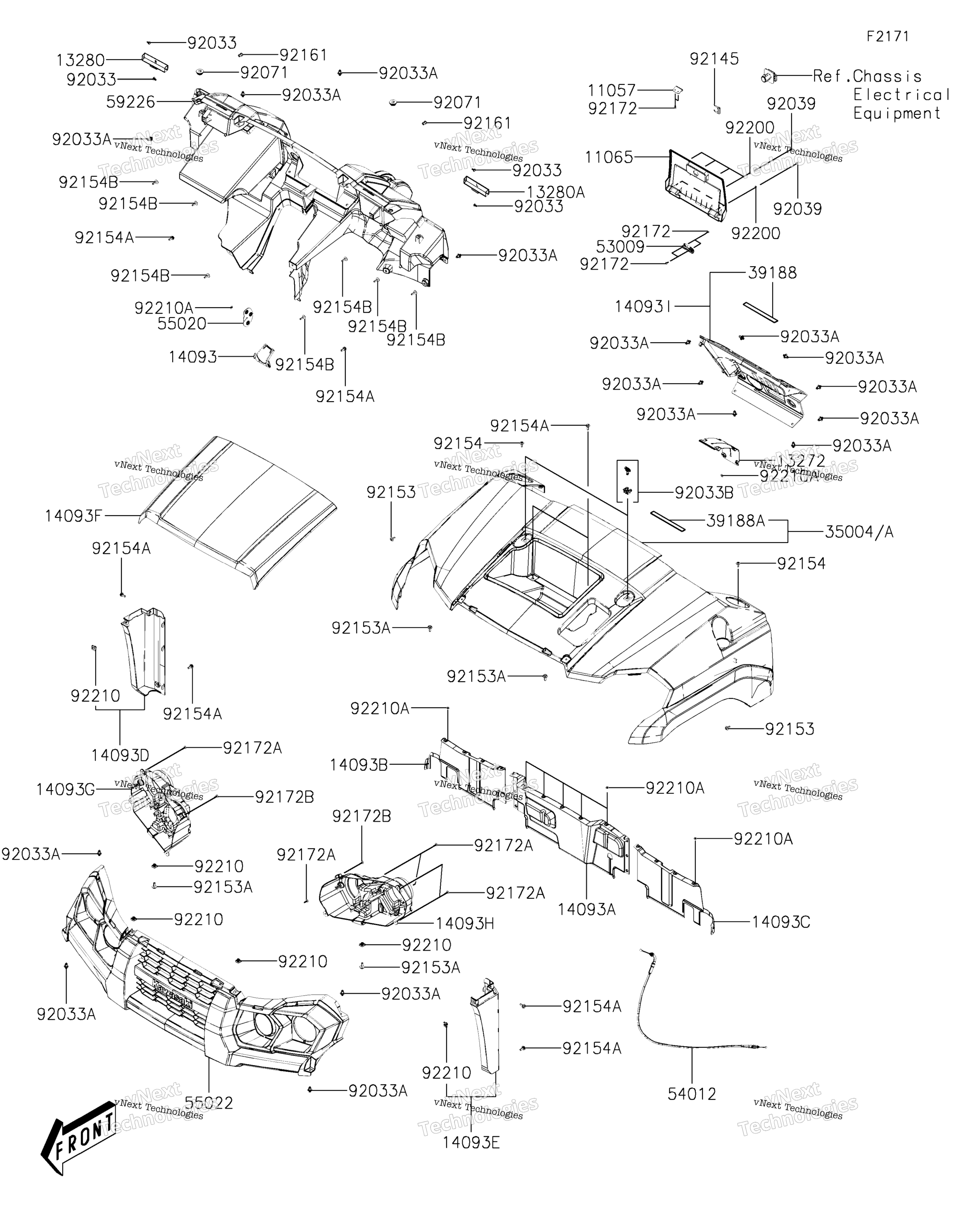Передняя часть Fender(S)(Dkf) 2