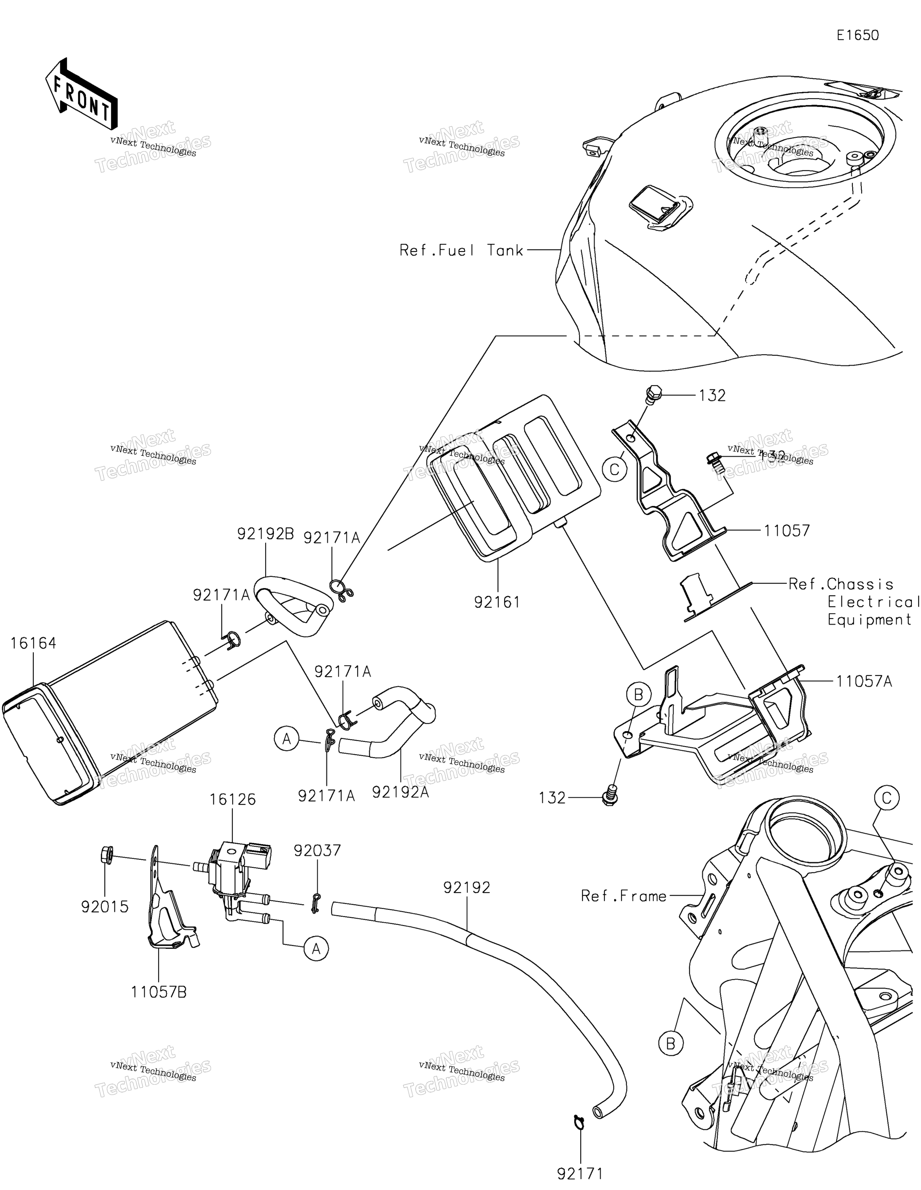 топливный Evaporative System(Ca)