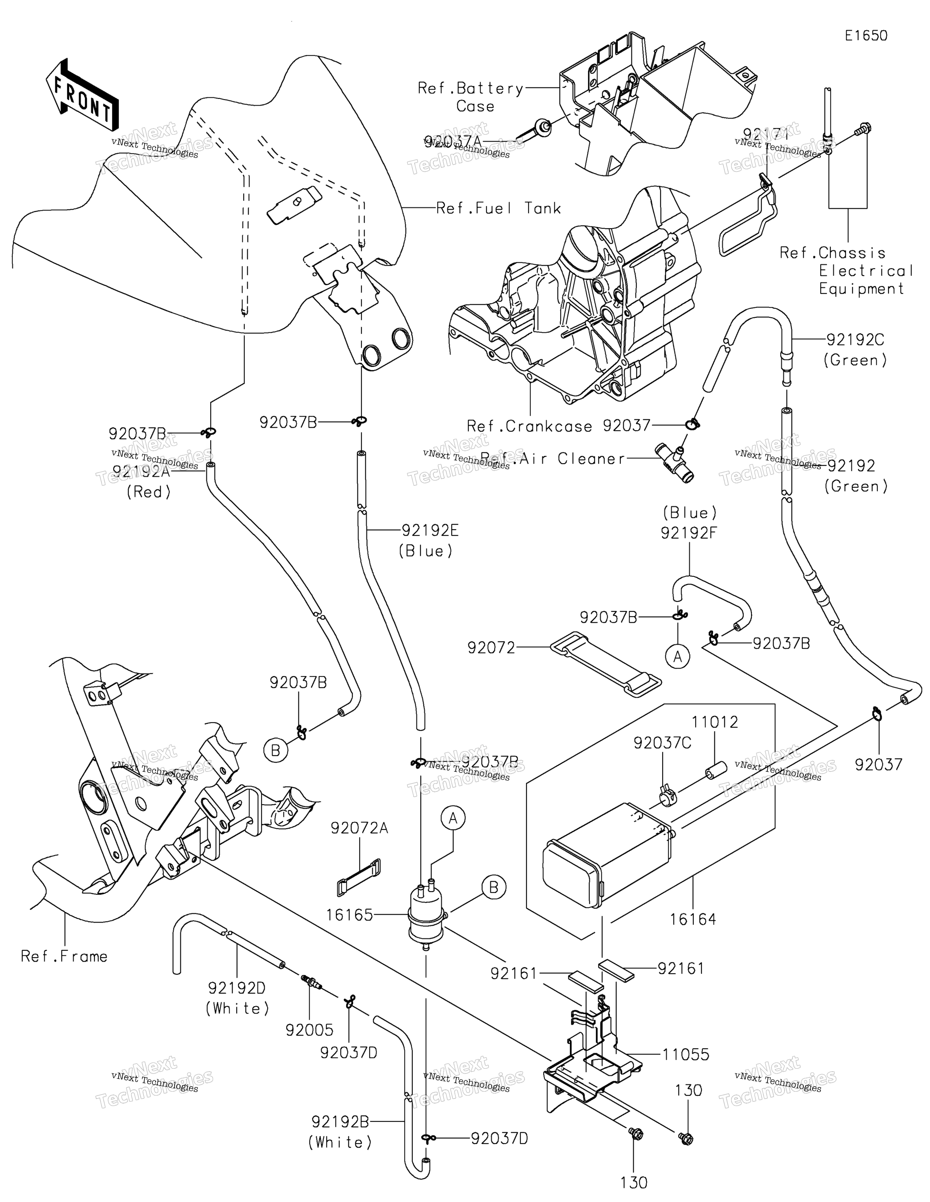 топливный Evaporative System(Ca)