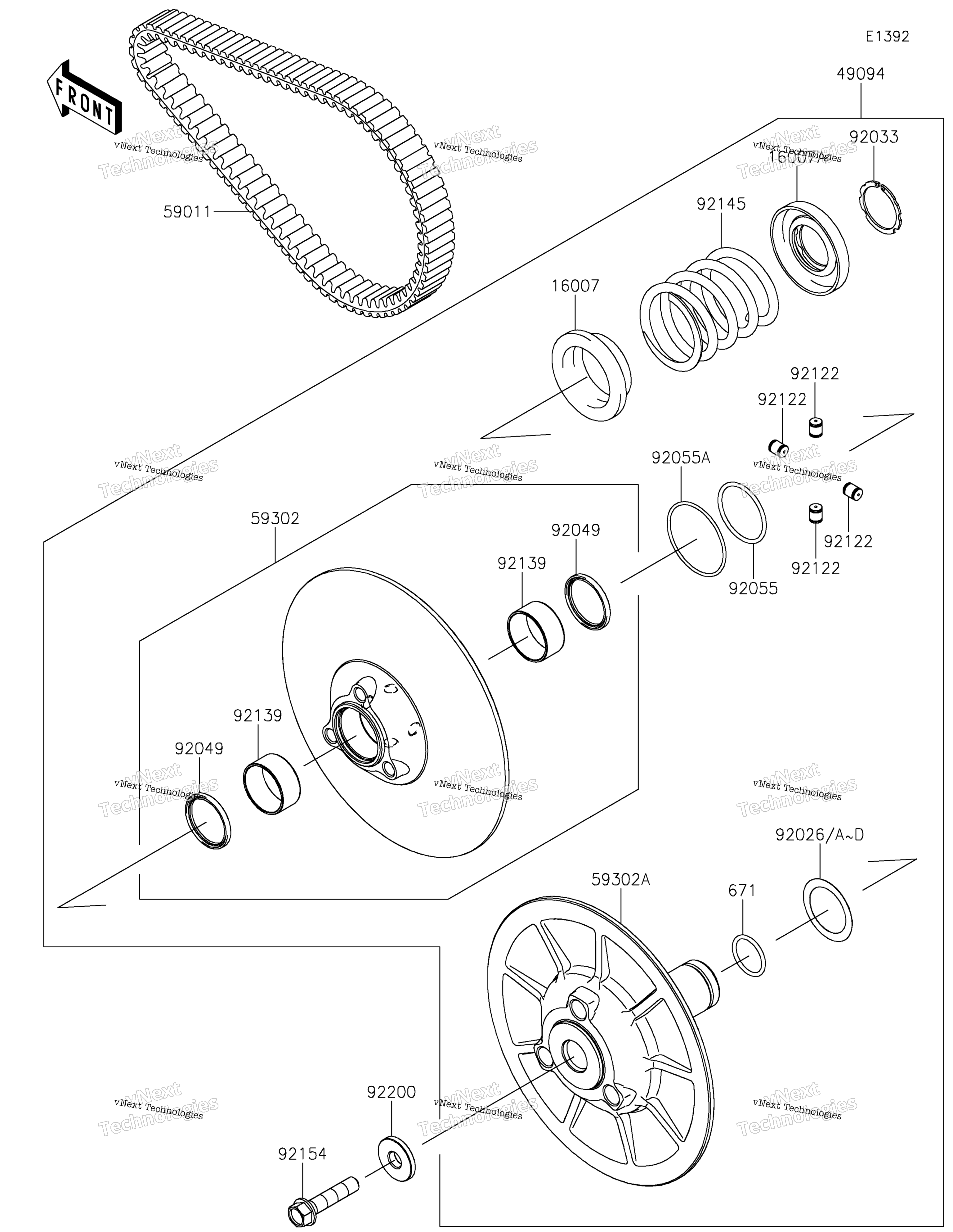 Ведомый Converter/Drive Belt