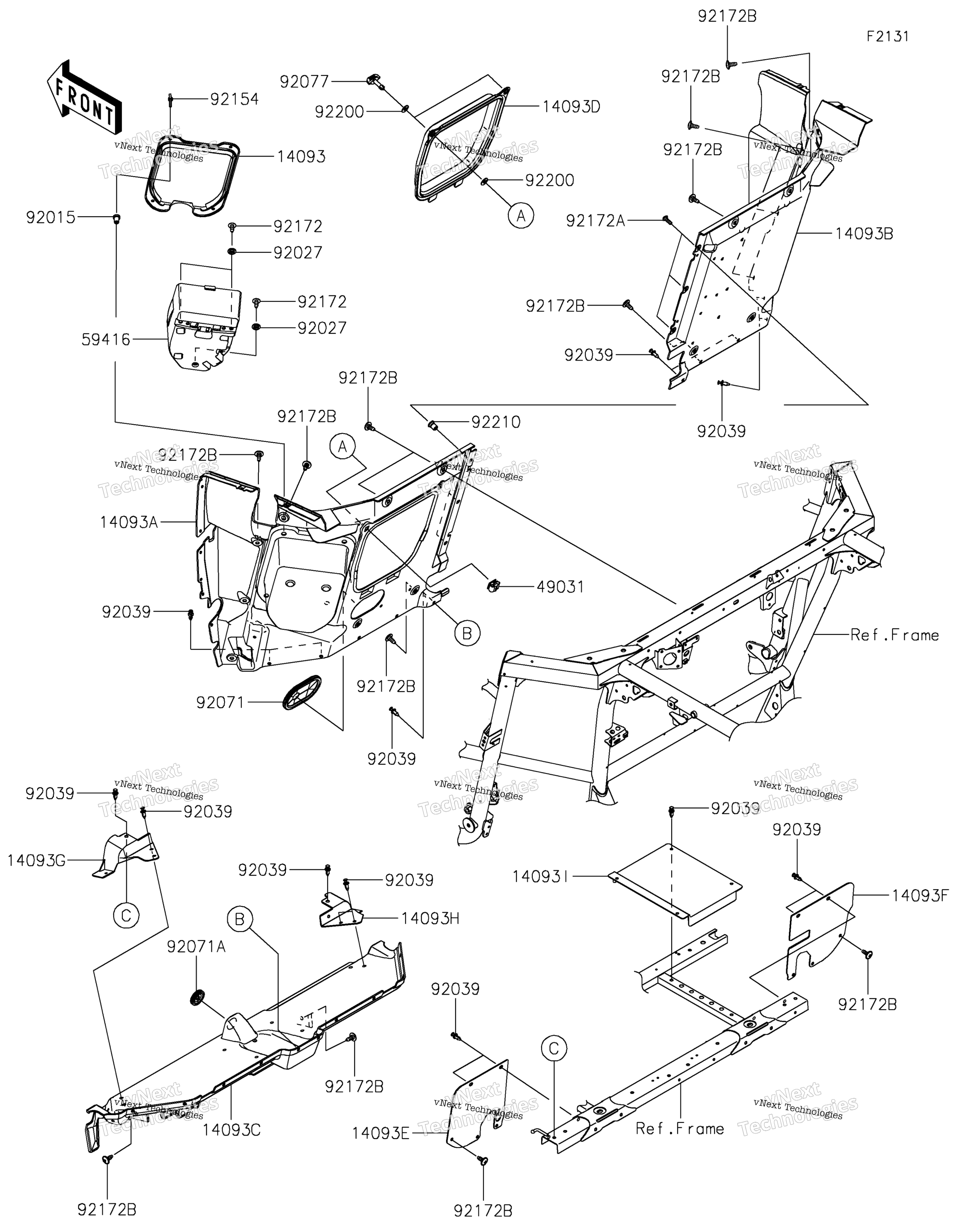Рама Fittings(Rear)