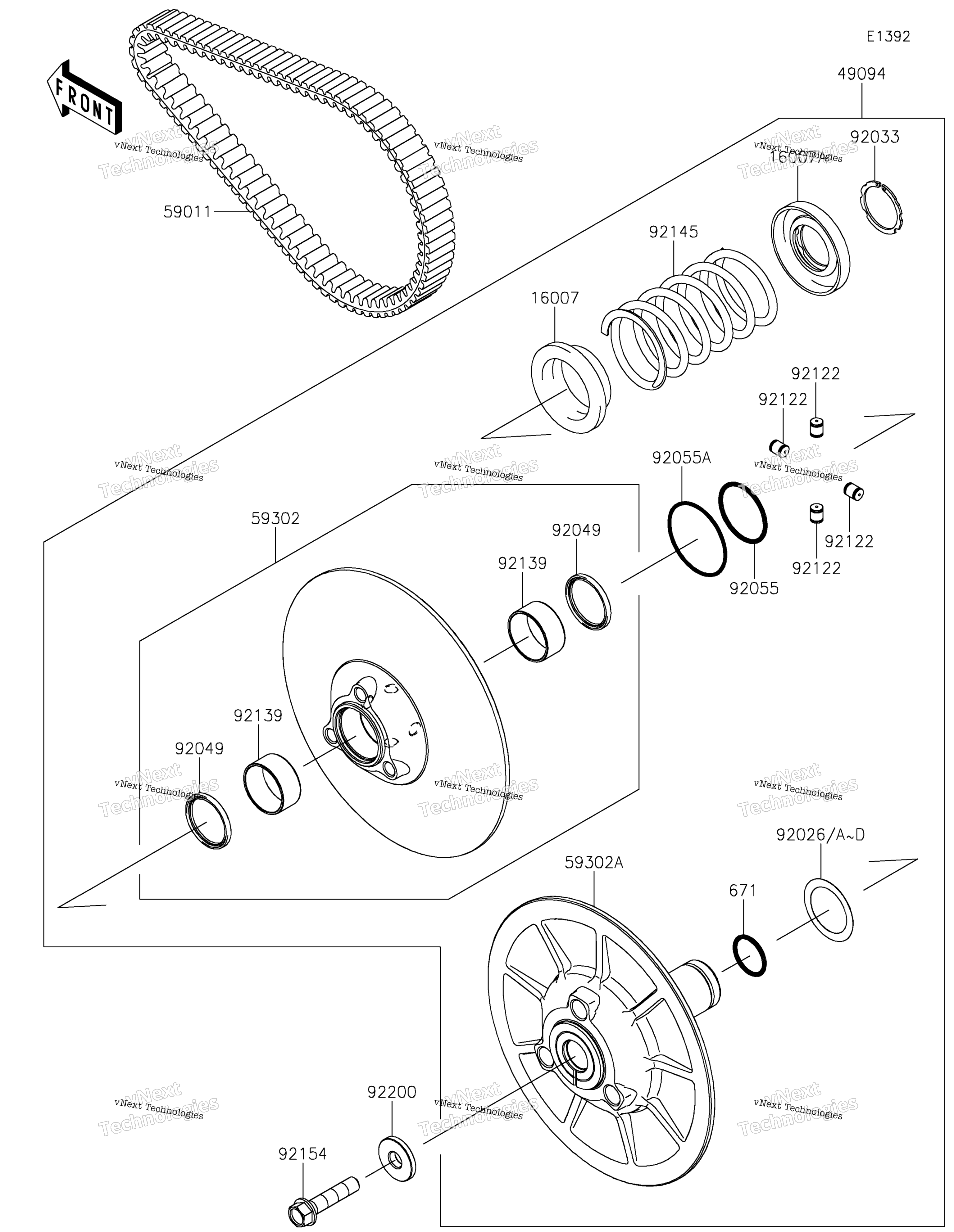 Ведомый Converter/Drive Belt