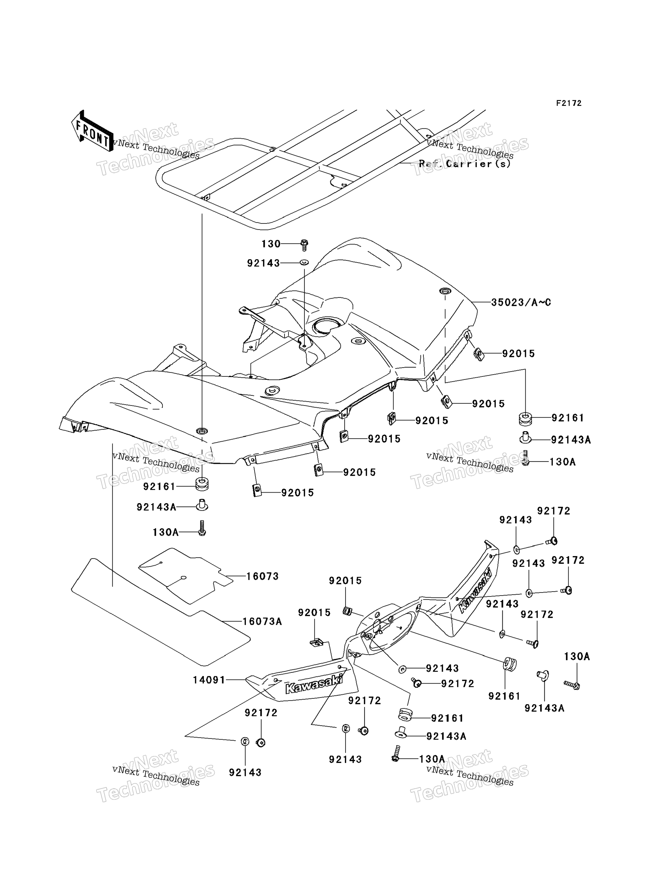 задний Fender(S)(F6f F8f)