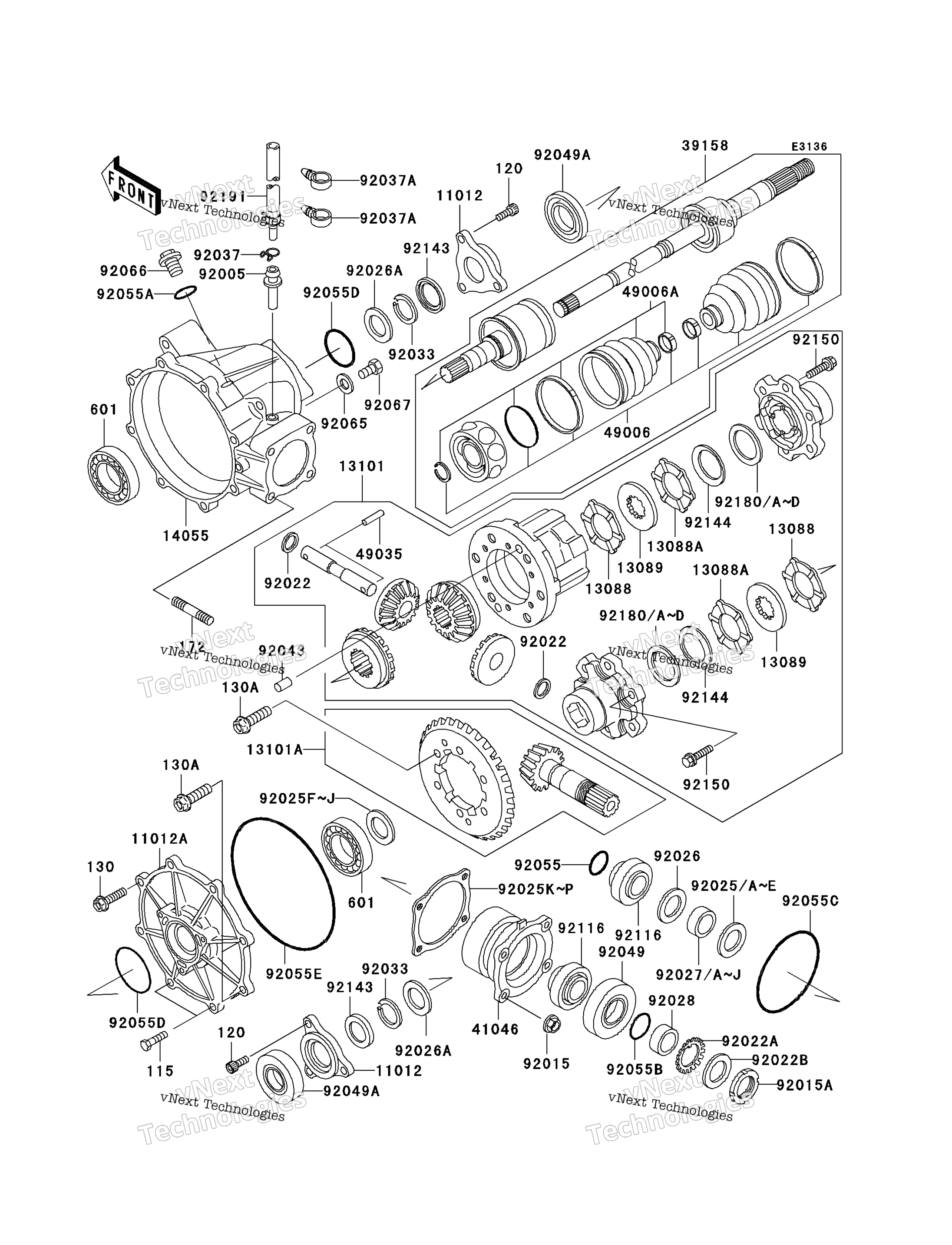 Привод Shaft-Front