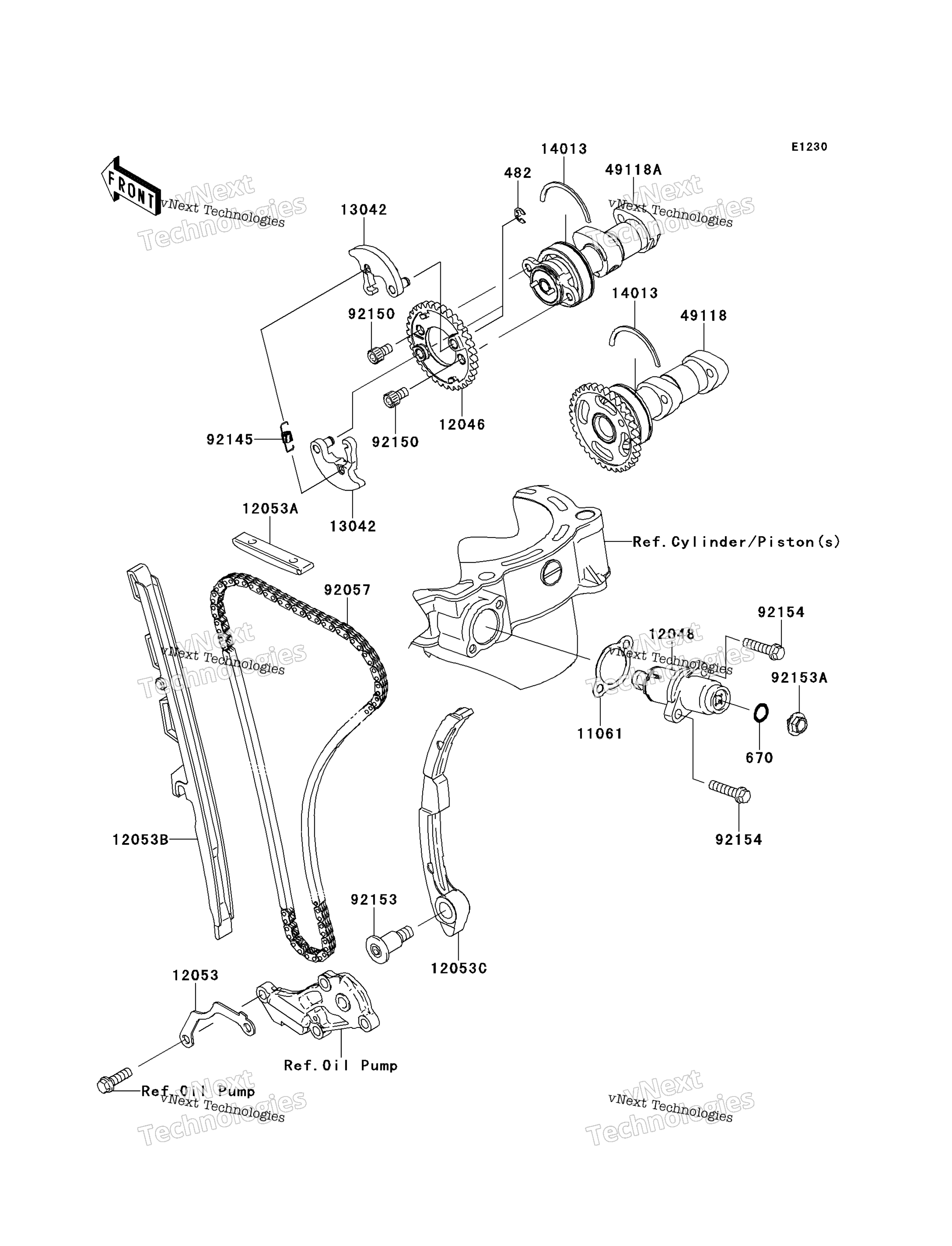 Camshaft(S) / Tensioner #2