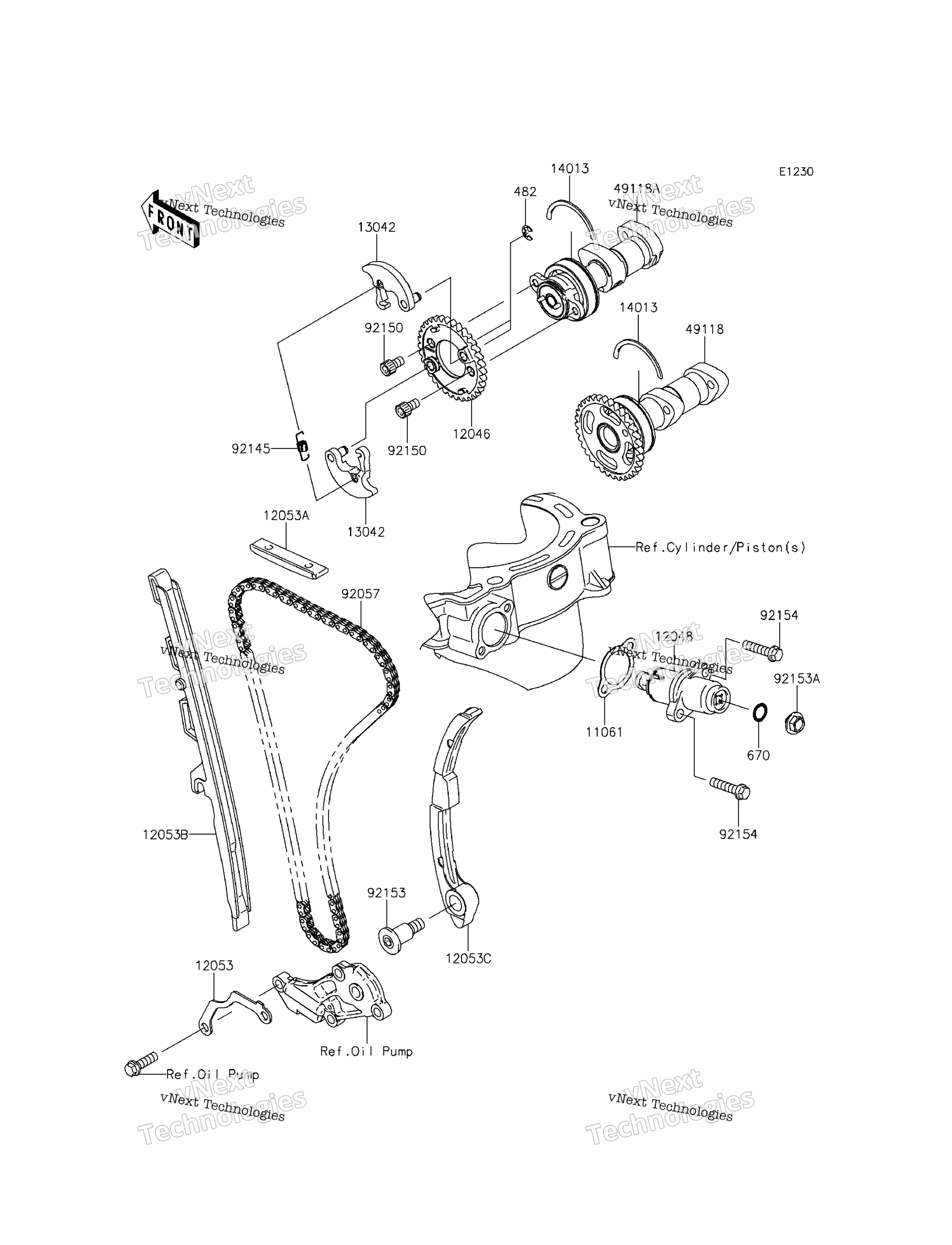 Camshaft(S) / Tensioner #2