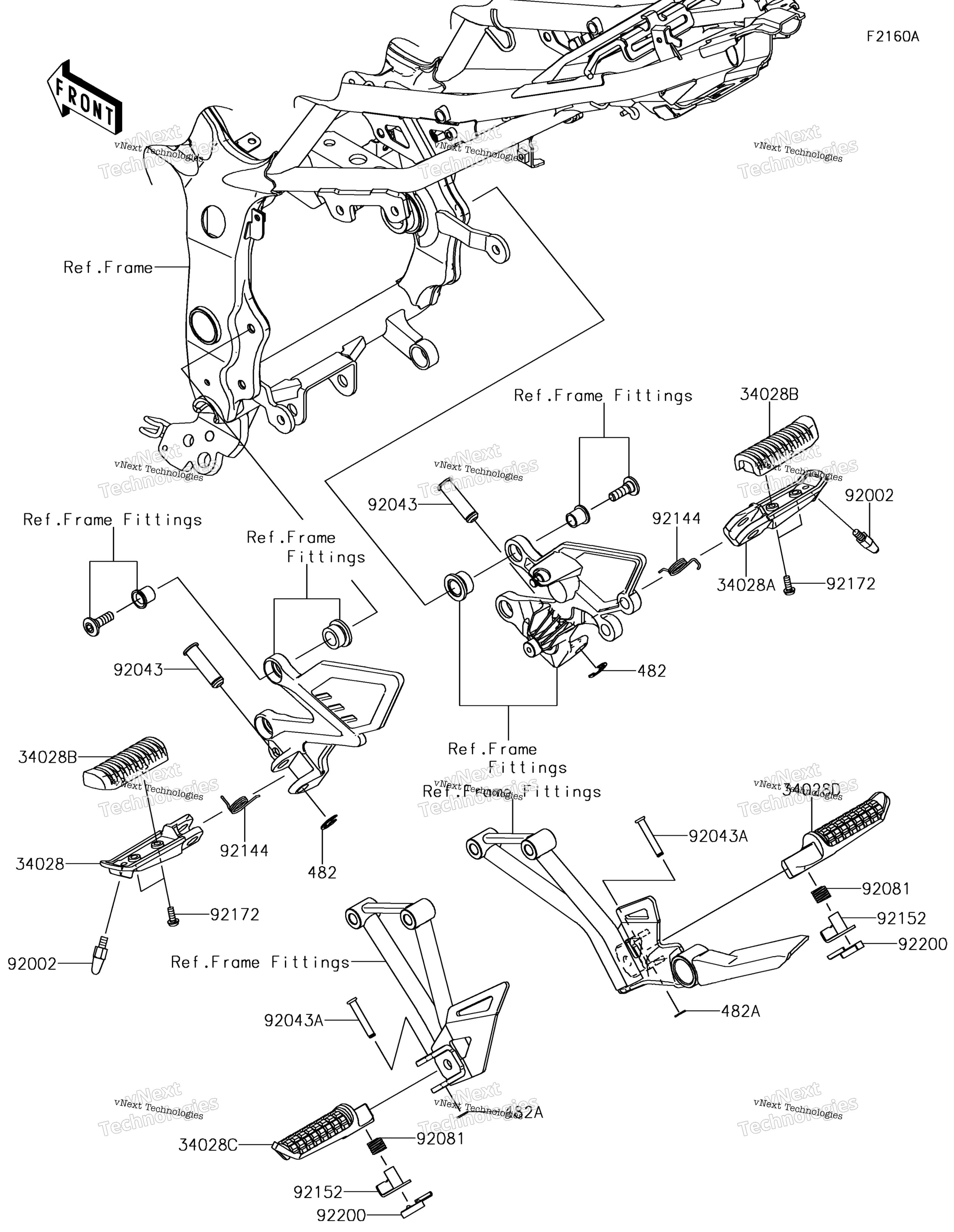 Footrests(Fgf Fjf)