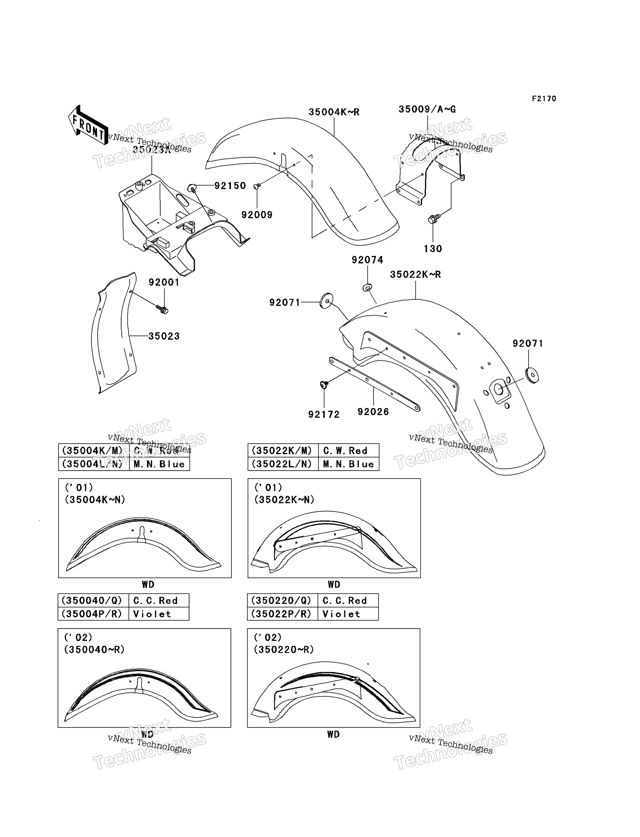 Fenders (Vn800 B6 / B7)