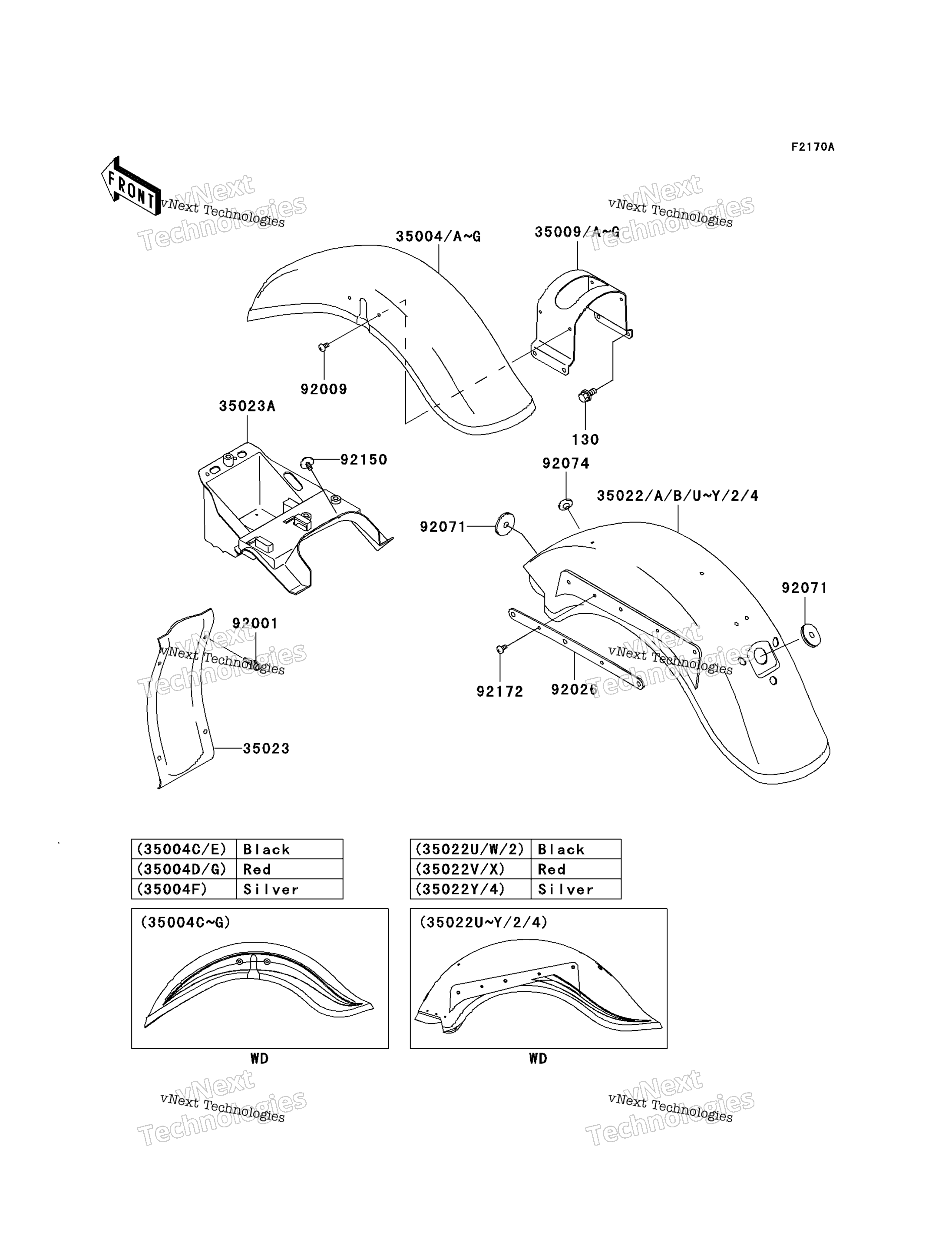 Fenders (Vn800 B8 / B9)
